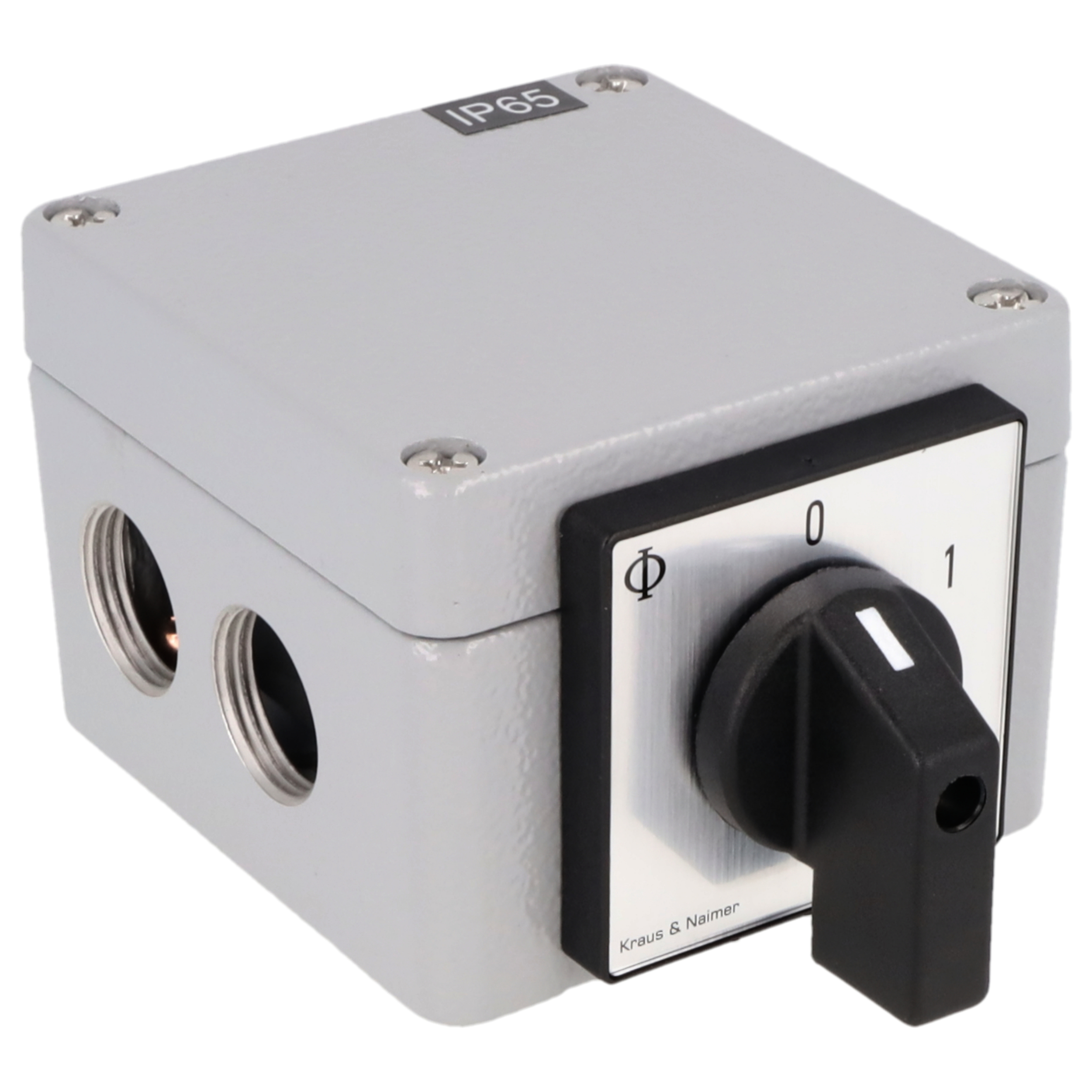 ON/OFF switch; 2-pole; 0-1; aluminium enclosure