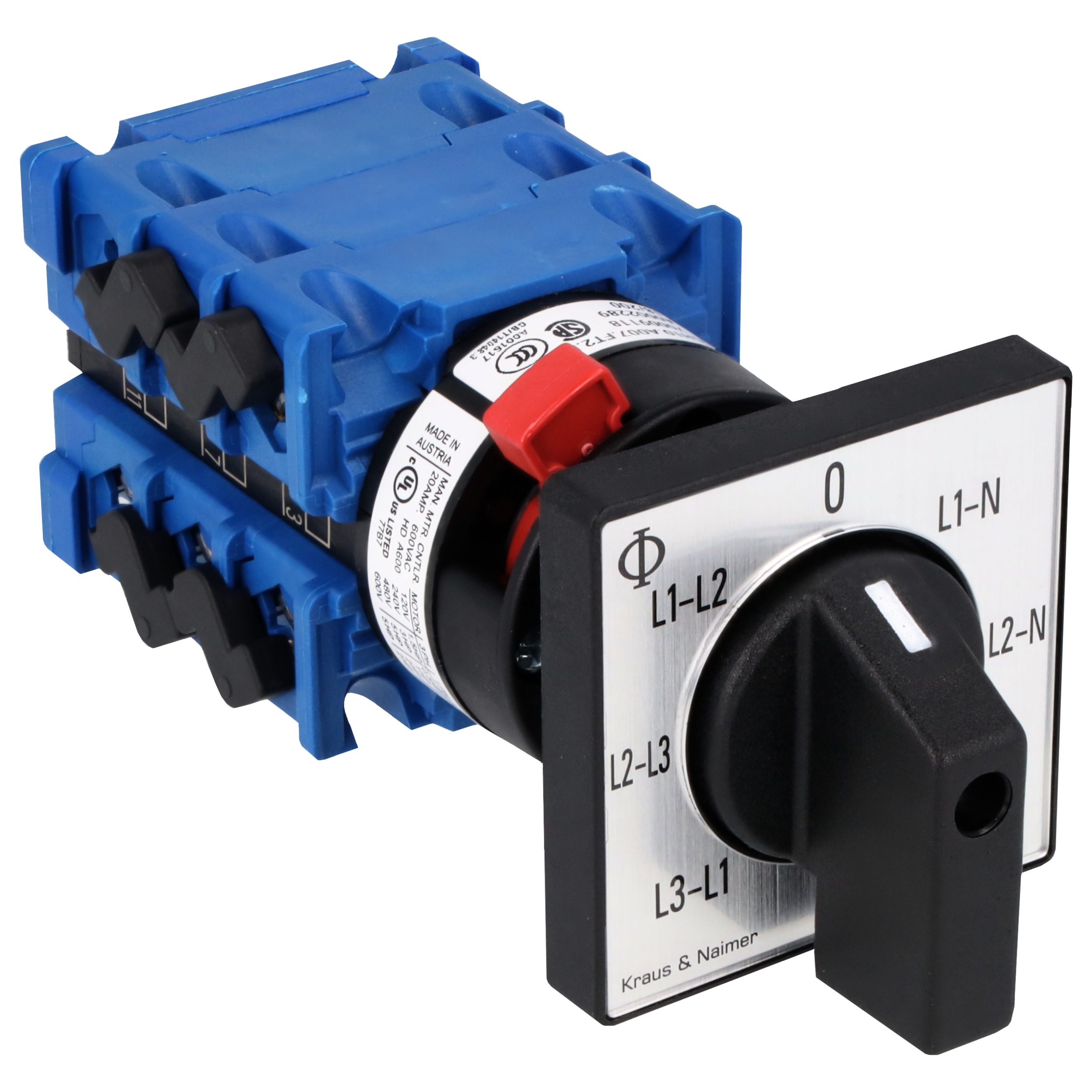 Voltmeter-Umschalter; Zentralbefestigung