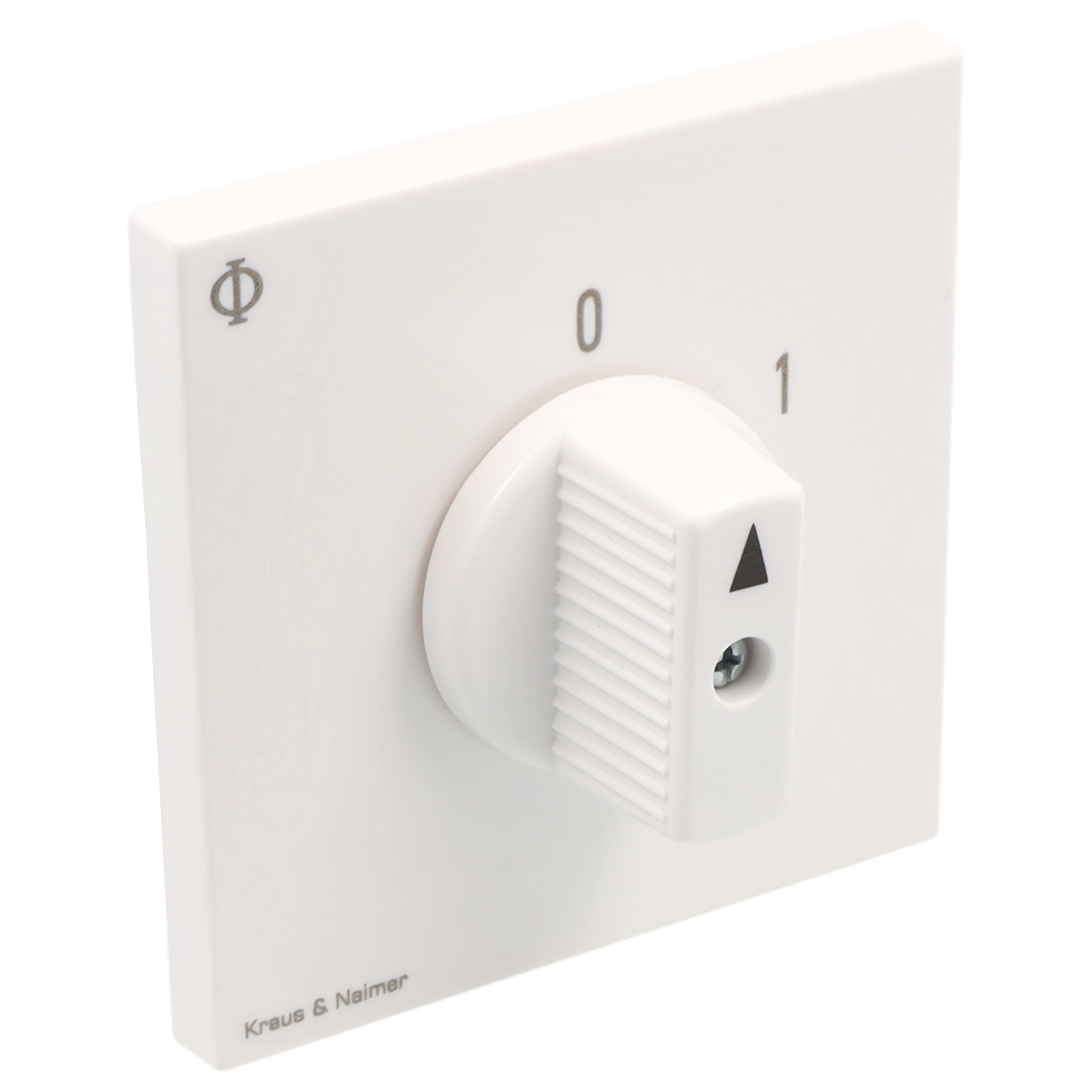 ON/OFF switch; 4-pole; 0-1; Flush mounting