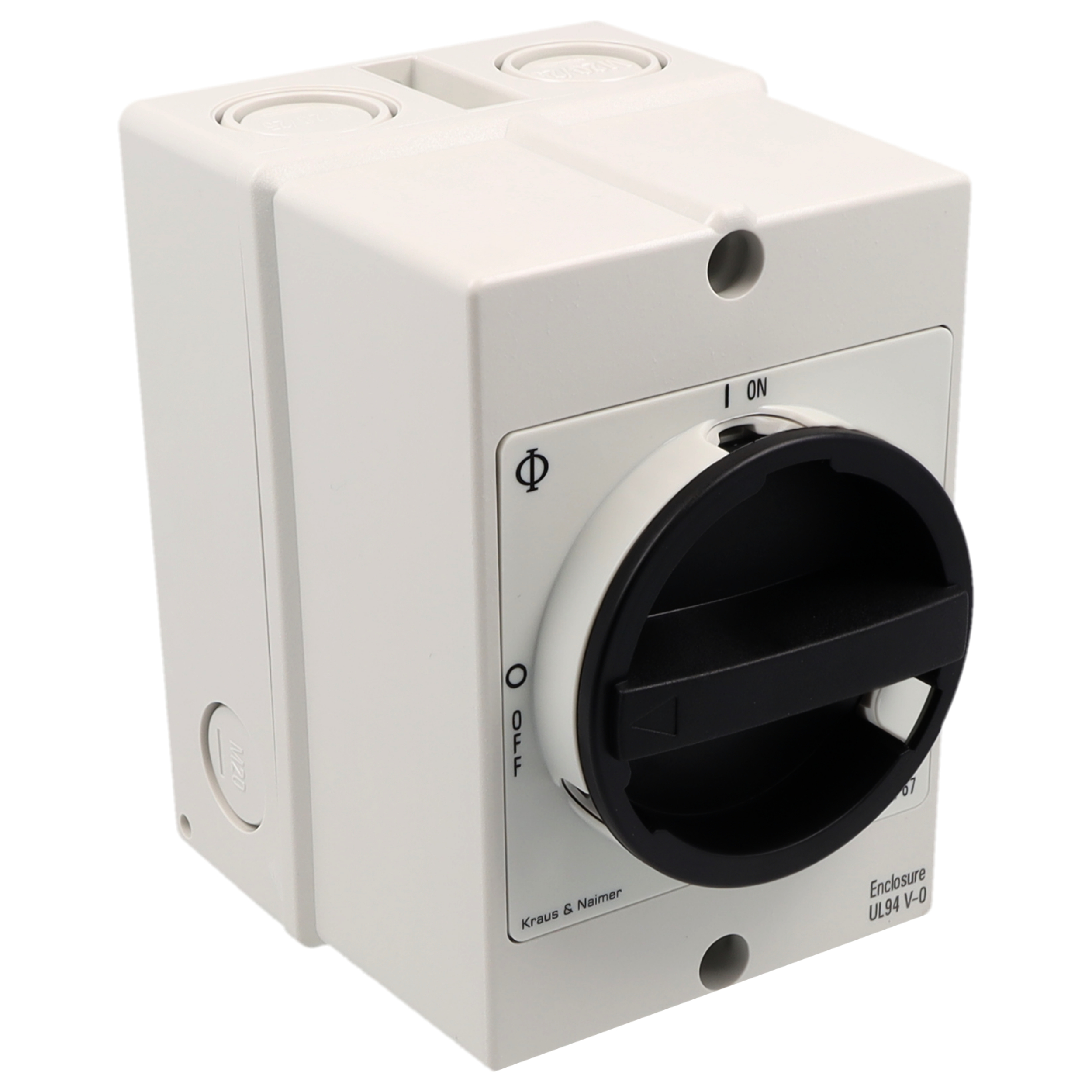 Ausschalter + NO/NC; 3-polig; 0OFF-ION; Kunststoffgehäuse