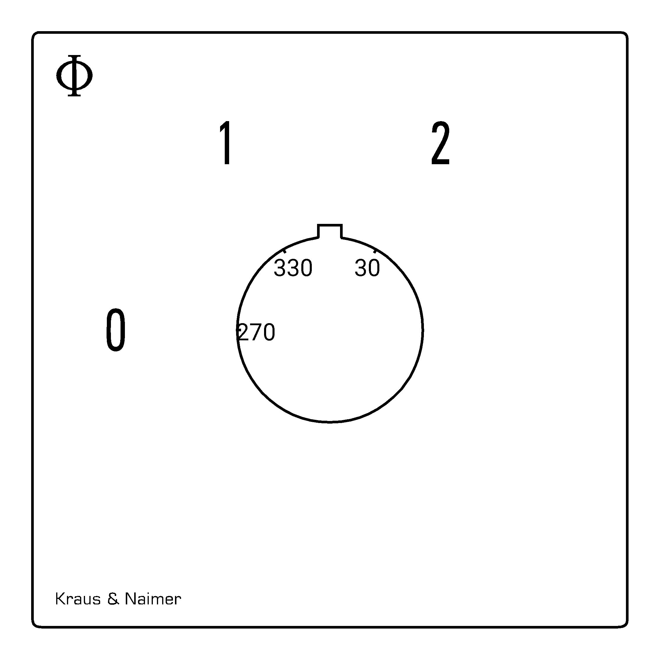 General application switch (2 Gang); 1-pole; 0-1-2; Flush mounting