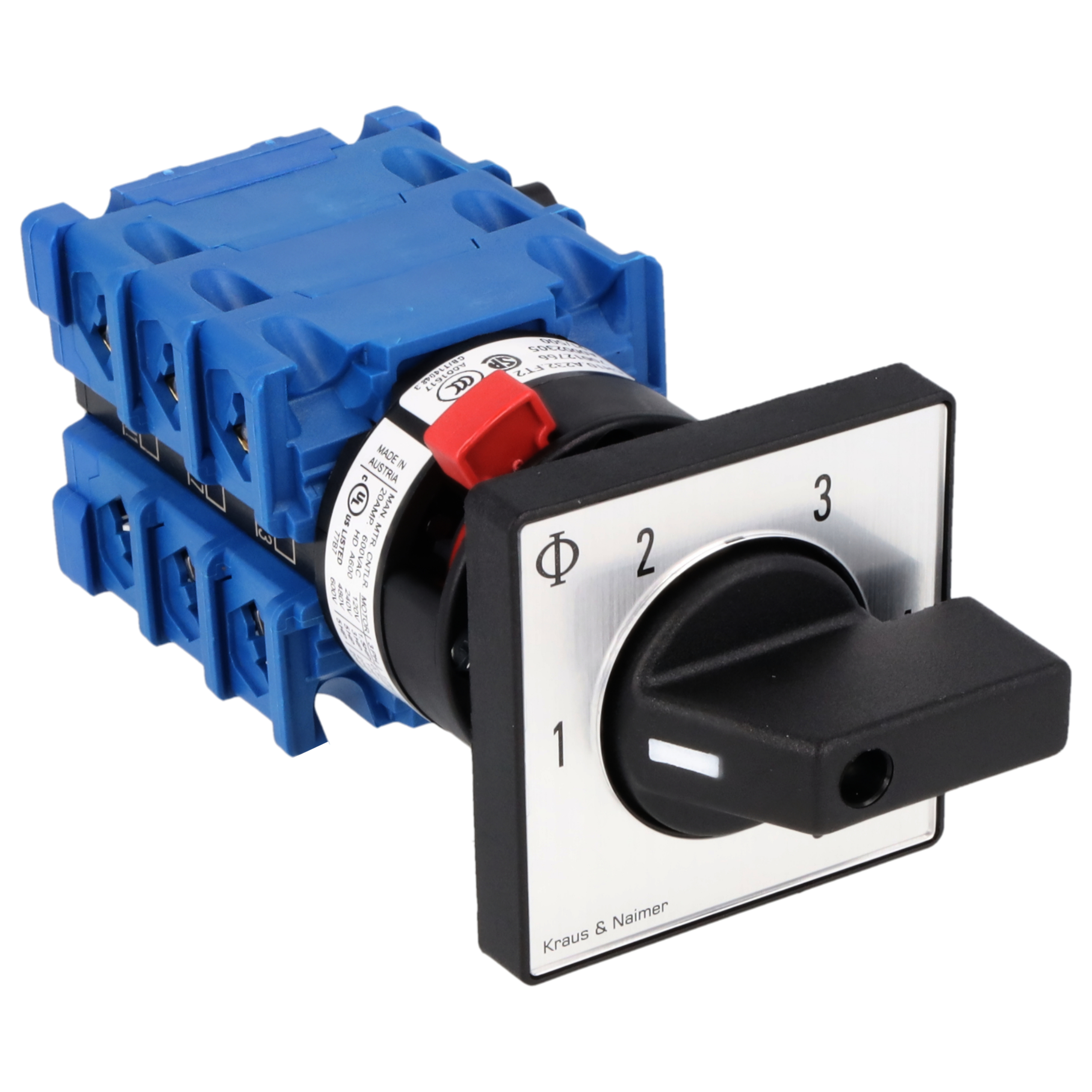 Stufenschalter 1-5; 1-polig; 1->5; Zentralbefestigung