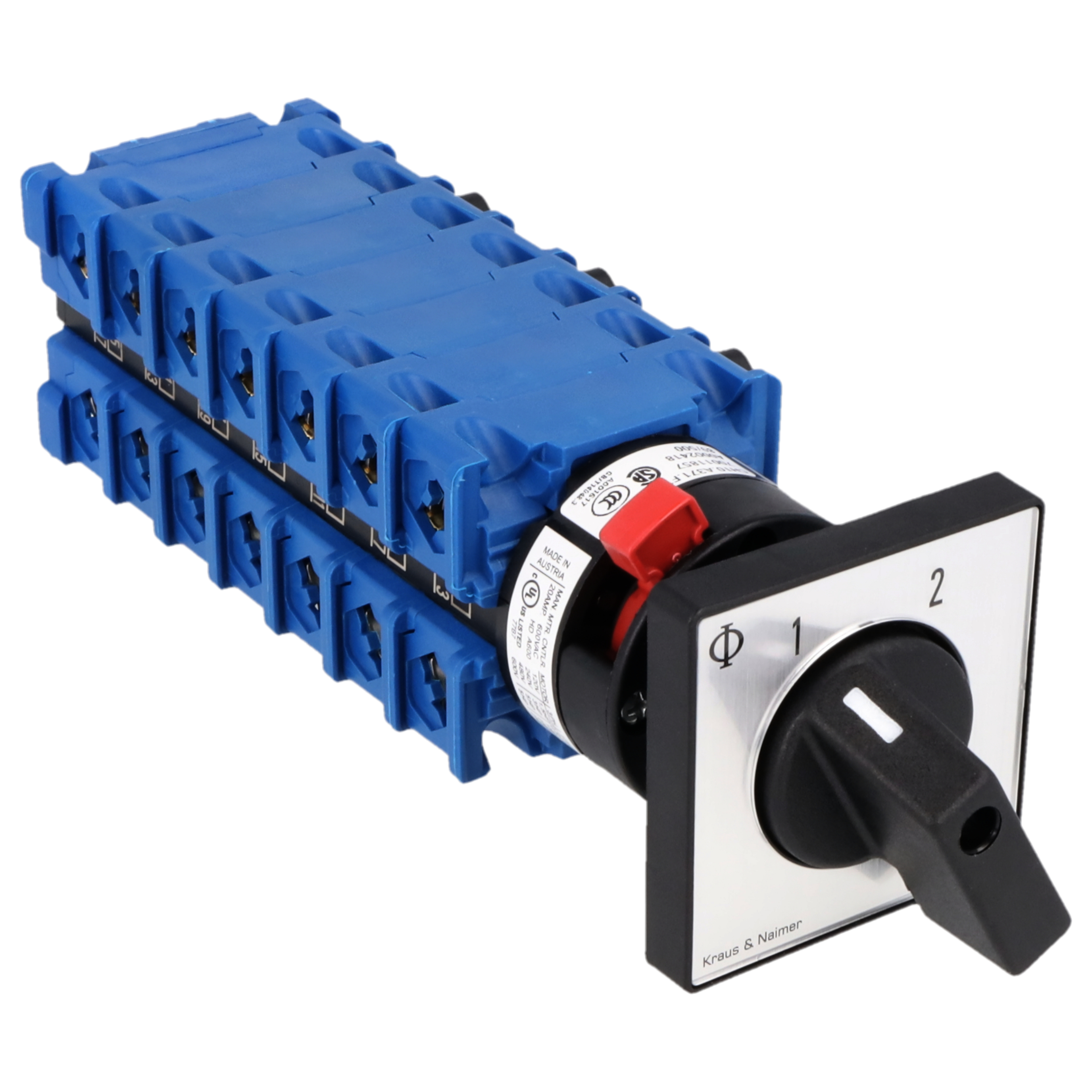 Umschalter o.0; 7-polig; 1-2; Zentralbefestigung