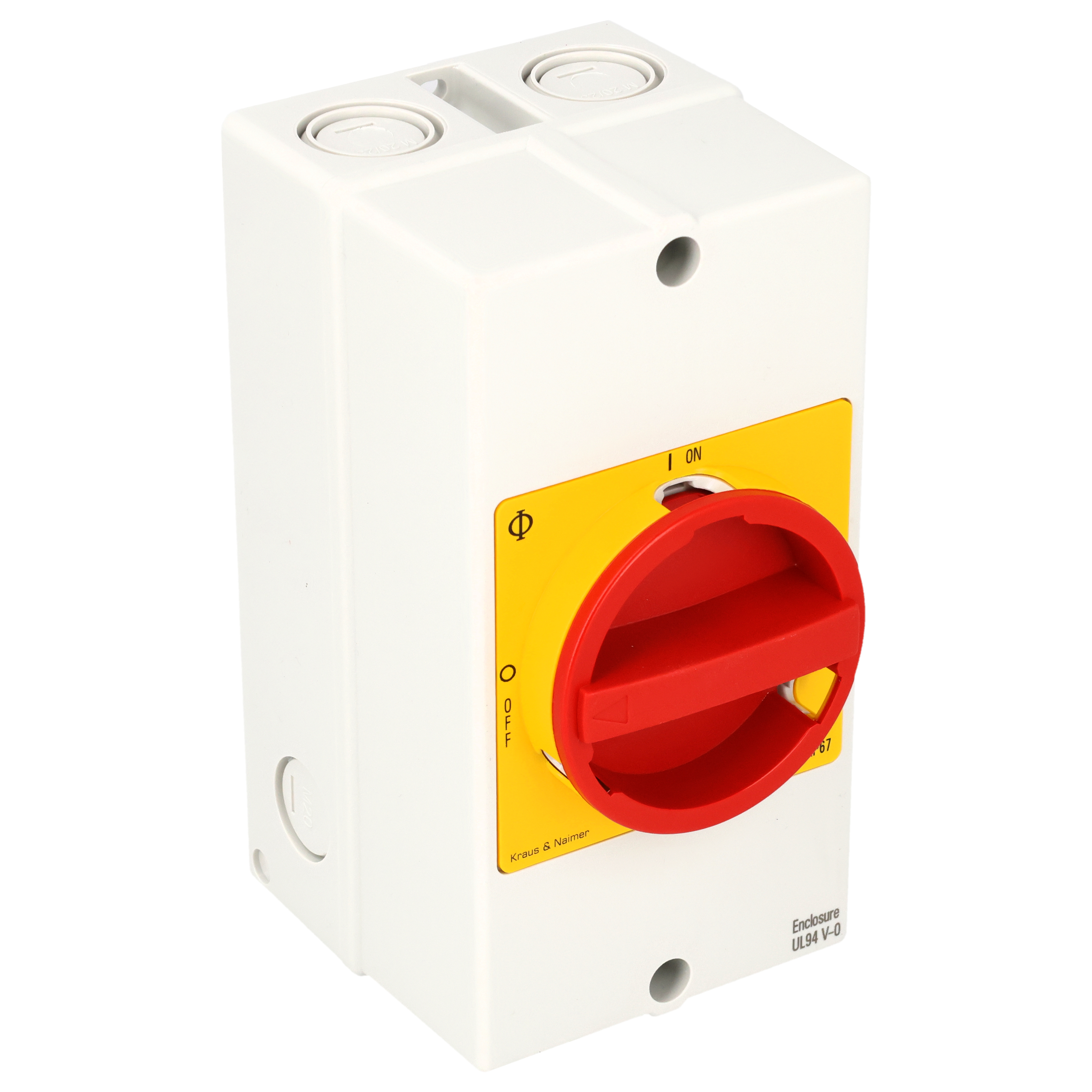 Ausschalter; 4-polig; 0OFF-ION; Kunststoffgehäuse; Hilfskontakt