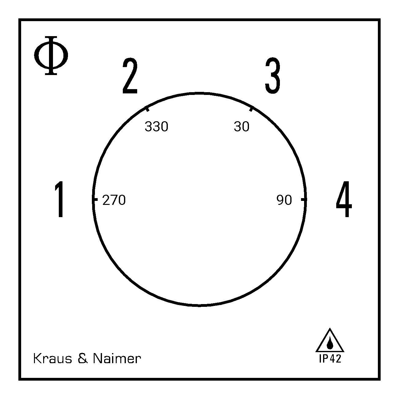 Multi-step switch 1-4; 1-pole; 1-2-3-4; Plastic housing