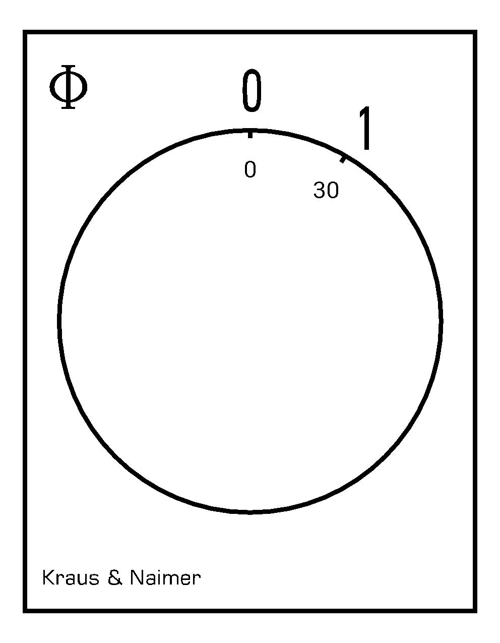 Schlüsselschalter; Ausschalter, RZ; 1-polig; 0-1; Reiheneinbau; Schlüsseleinrichtung