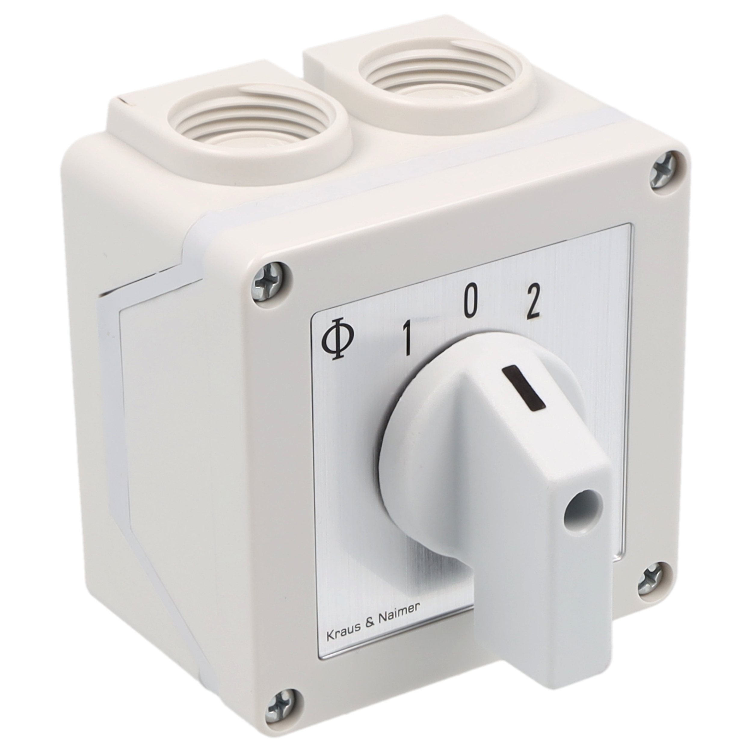 Umschalter m.0, RZ; 1-polig; 1-0-1; Kunststoffgehäuse