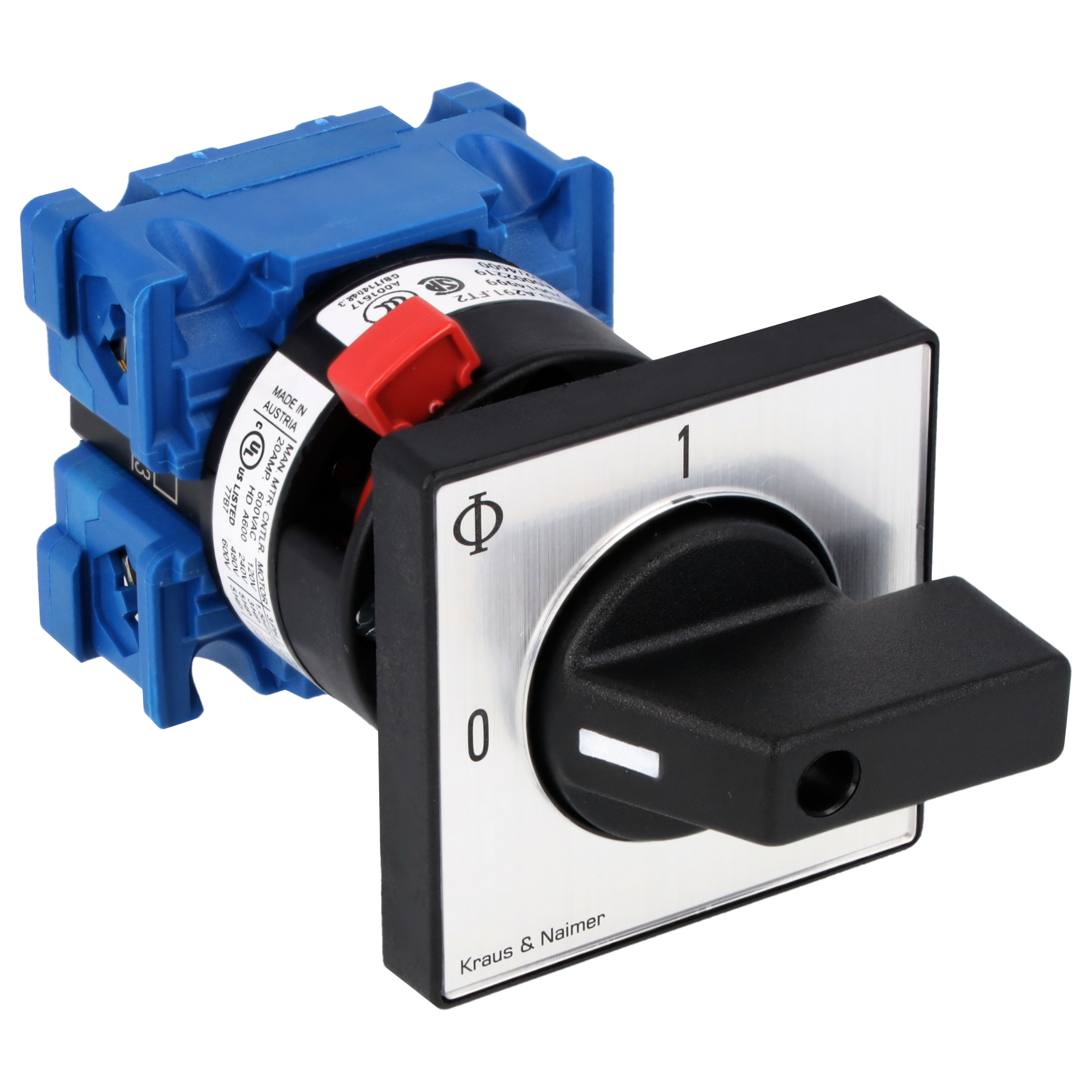Ausschalter; 2-polig; 0-1; Zentralbefestigung