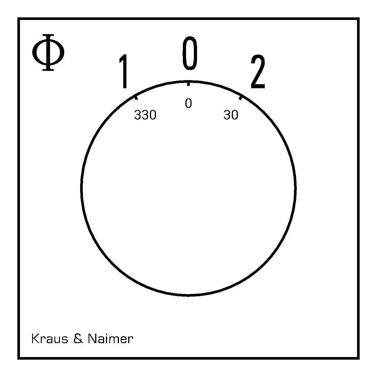 Key switch; Changeover switch w. OFF, SR; 2-pole; 1-0-1; Plastic housing; Key-Lock Device
