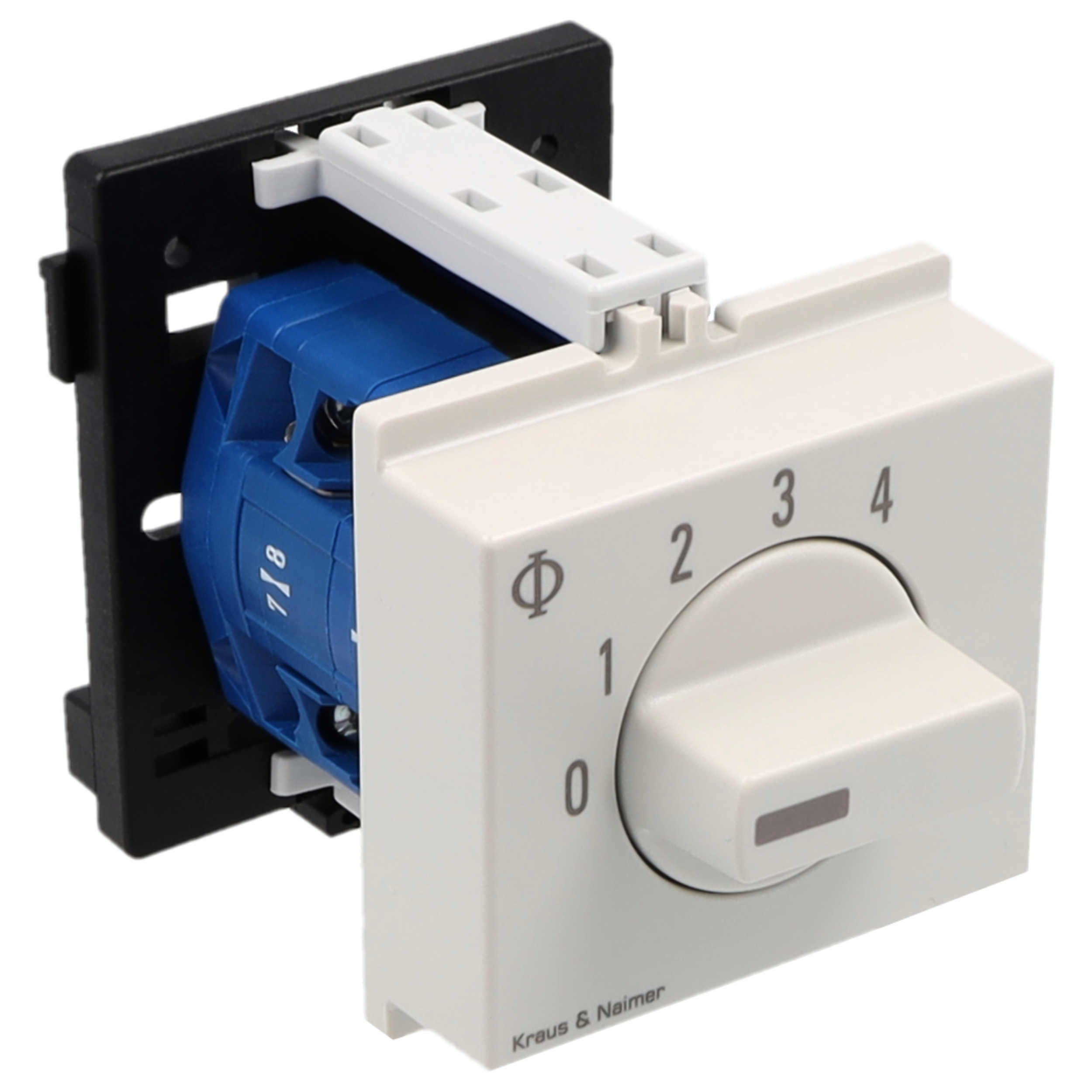 Stufenschalter 0-4; 1-polig; 0->4; Reiheneinbau
