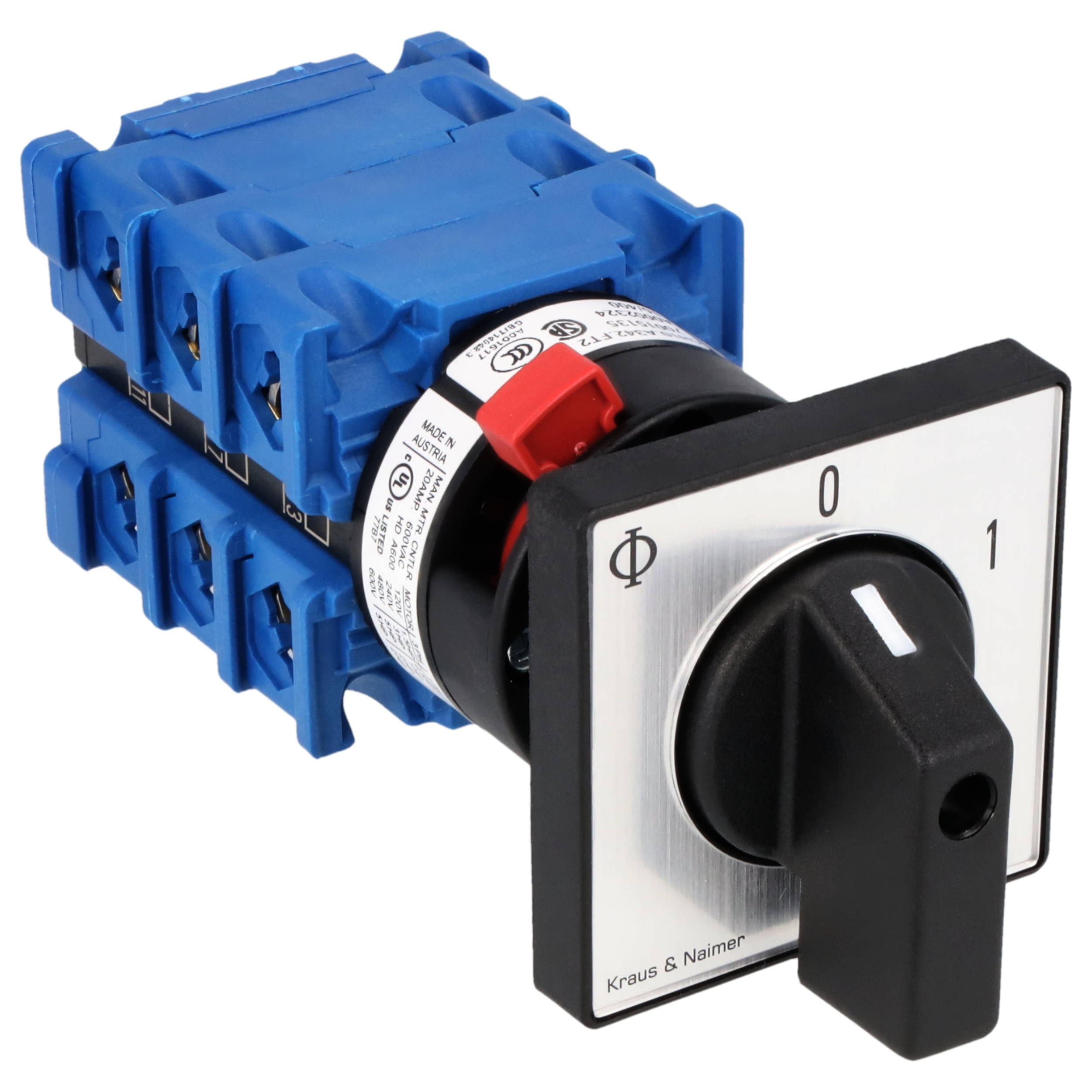 Ausschalter; 6-polig; 0-1; Zentralbefestigung