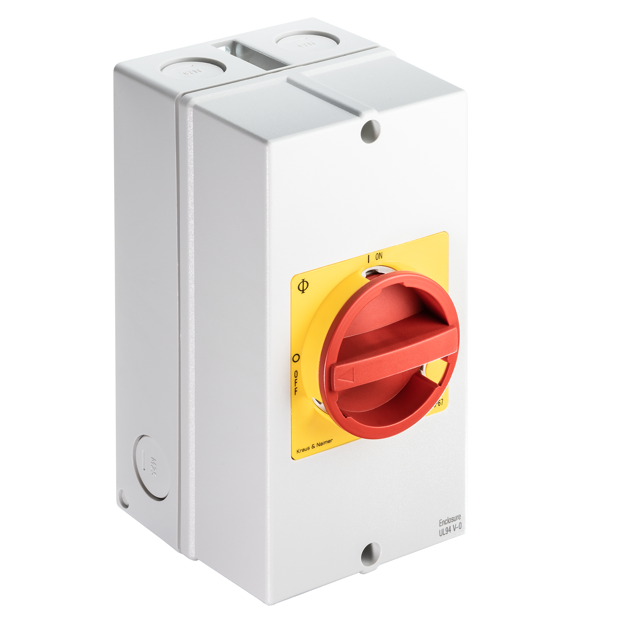 Ausschalter; 3-polig; 0OFF-ION; Kunststoffgehäuse; Hilfskontakt