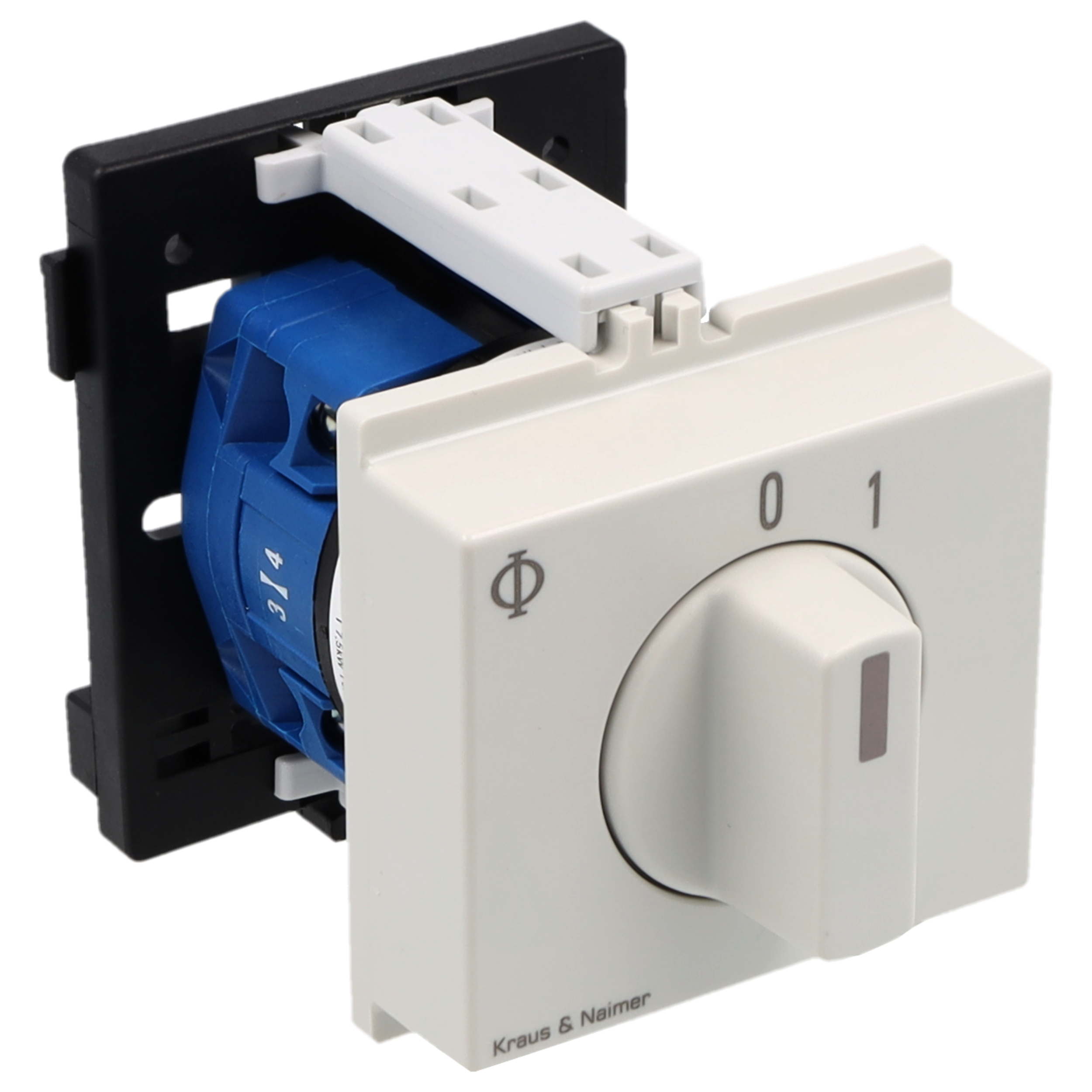 ON/OFF switch, SR; 2-pole; 0-1; DIN rail mounting