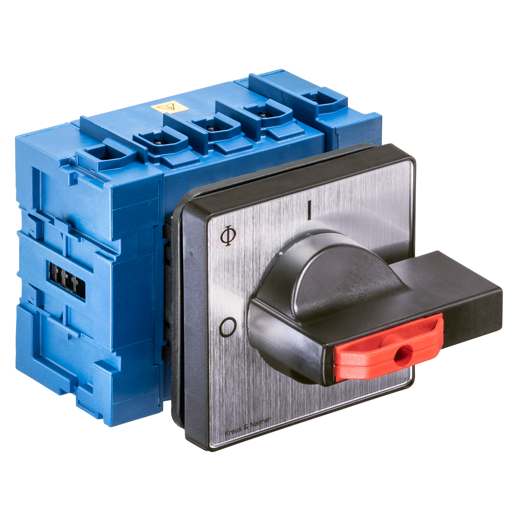 Hauptschalter; Ausschalter + PE/N; 3-polig; 0-I; Fronteinbau 4-Loch; Sperrvorrichtung