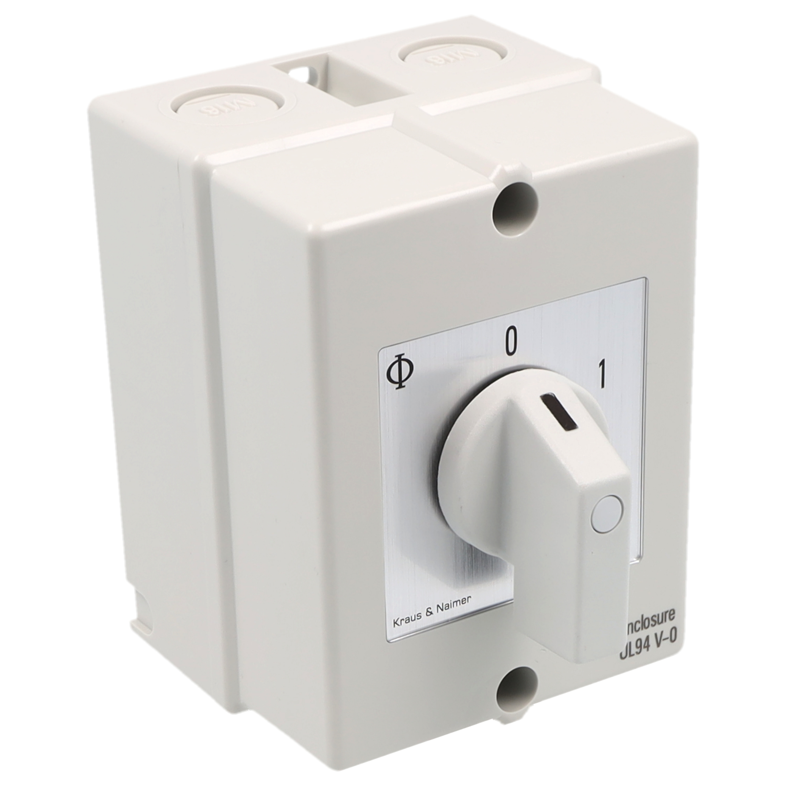 ON/OFF switch; 2-pole; 0-1; Plastic housing