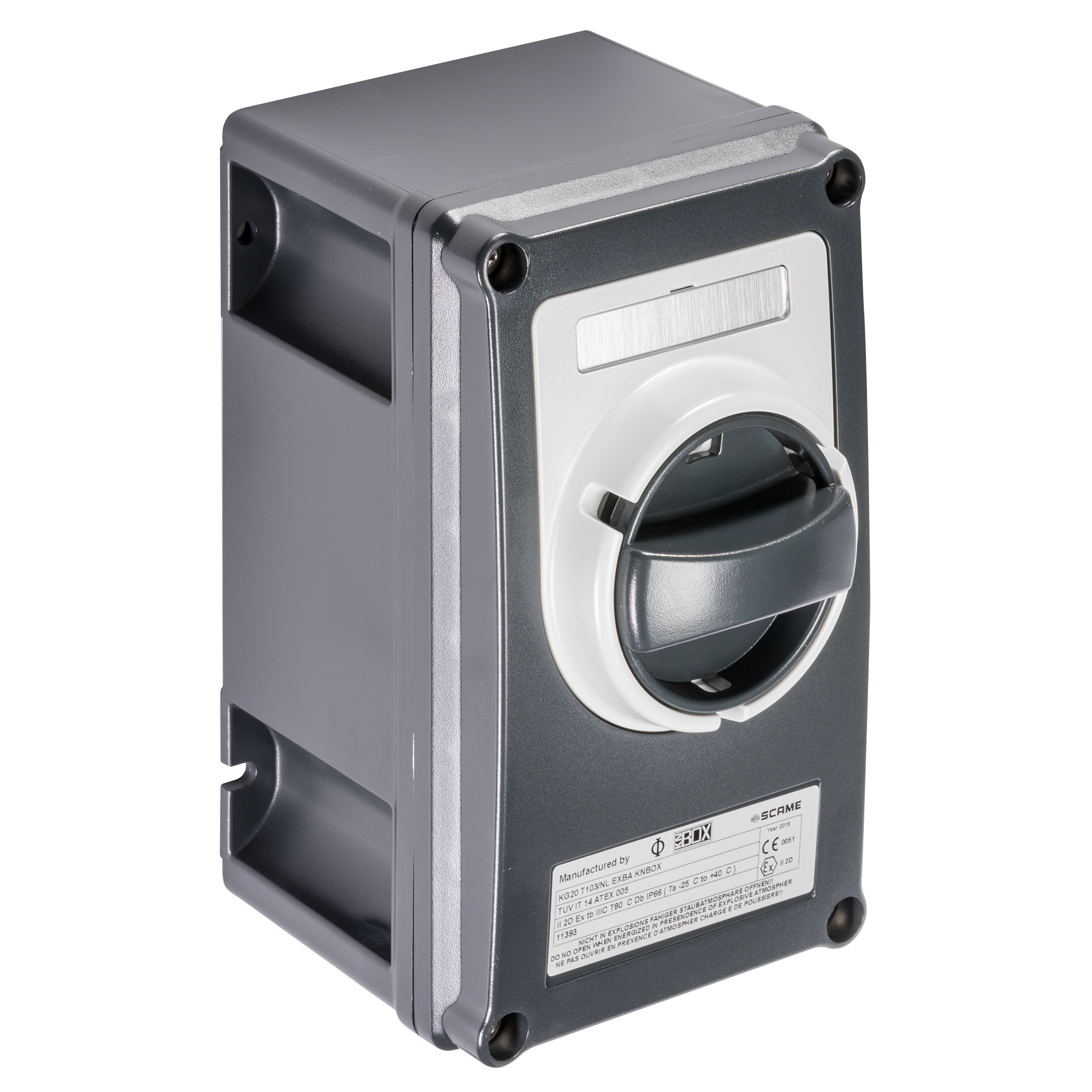 ON/OFF switch; 3-pole; Base mounting/DIN rail mounting; Auxiliary Contact; NO 1; NC 1