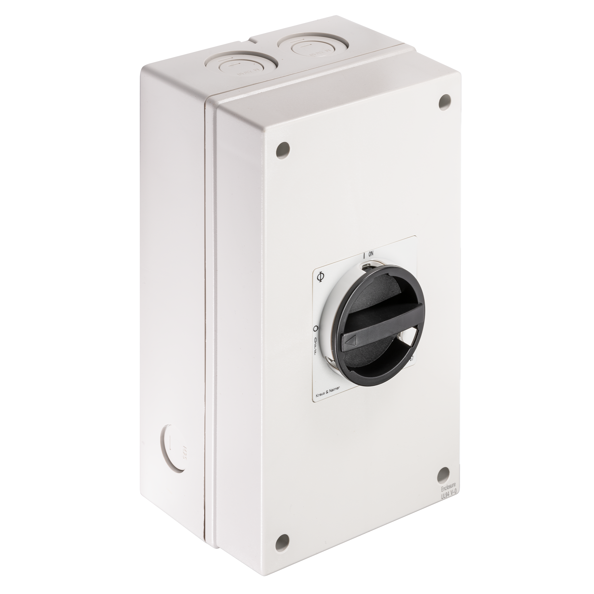 Ausschalter; 3-polig; 0OFF-ION; Kunststoffgehäuse; Hilfskontakt