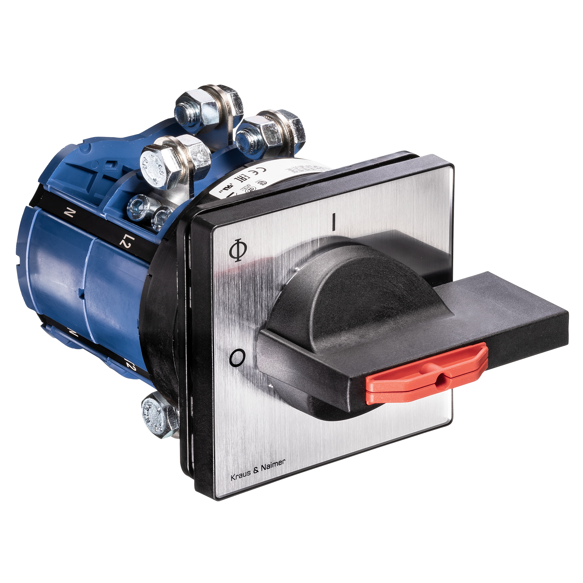 Main switch; ON/OFF switch; 4-pole; 0-I; Panel mounting 4-hole; Padlock Device; Terminal Cover