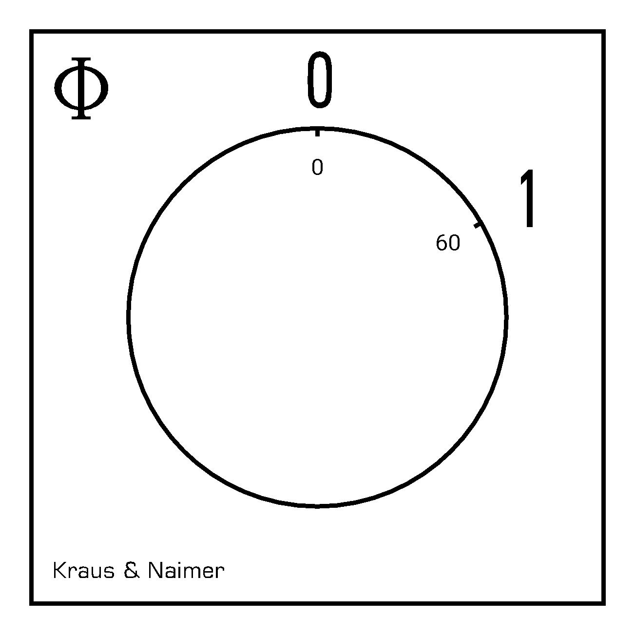 ON/OFF switch; 4-pole; 0-1; single hole mounting