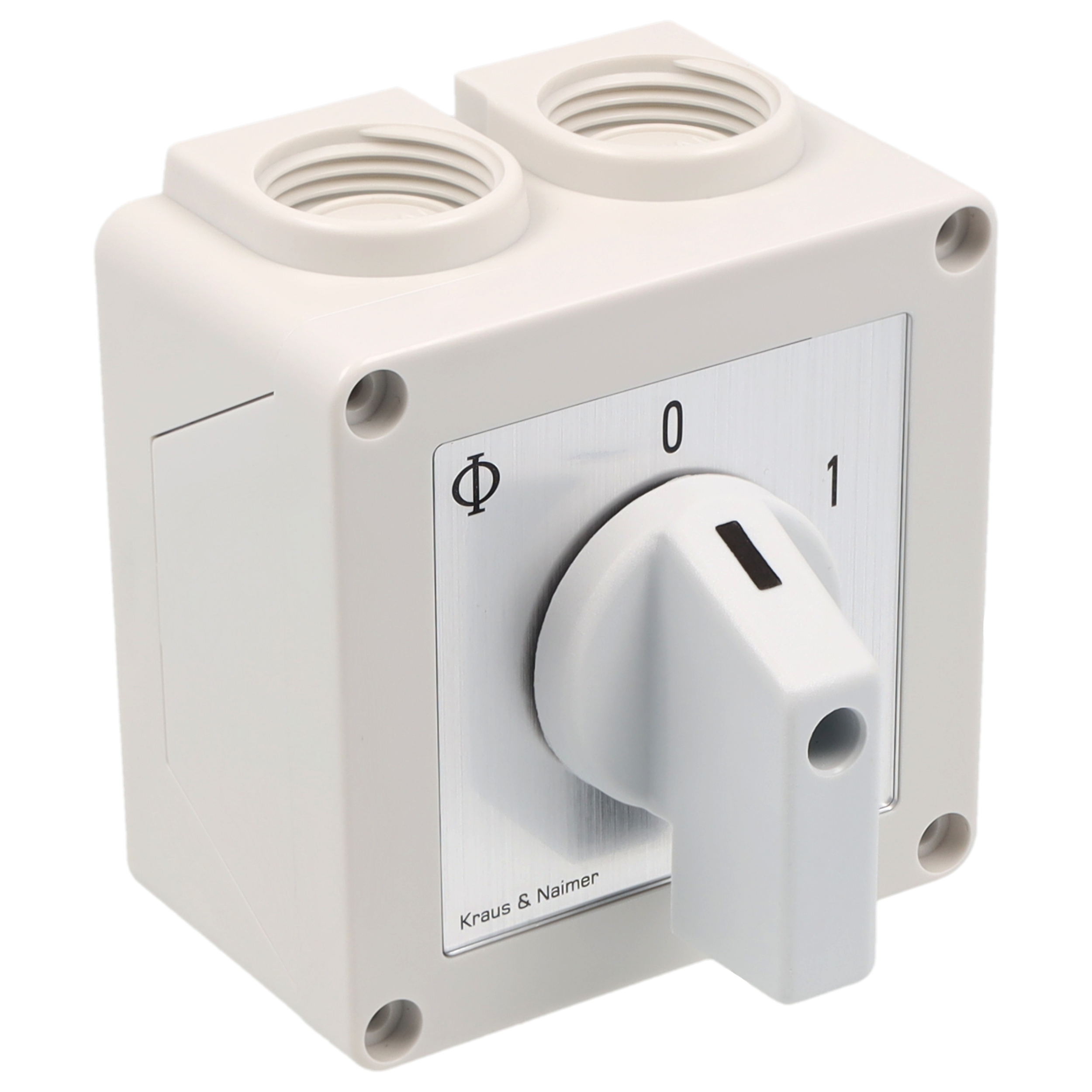 ON/OFF switch; 2-pole; 0-1; Plastic housing