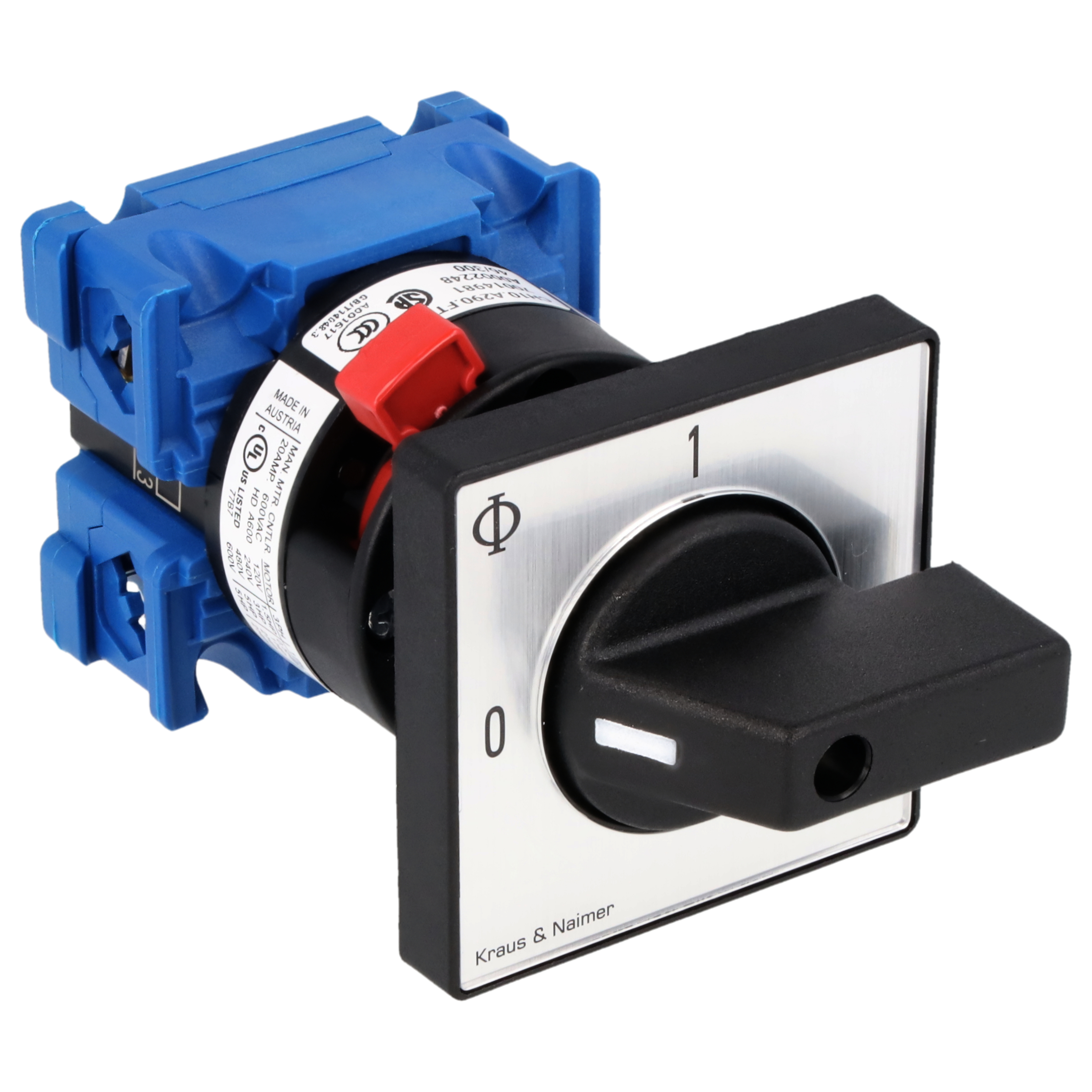 Ausschalter; 1-polig; 0-1; Zentralbefestigung