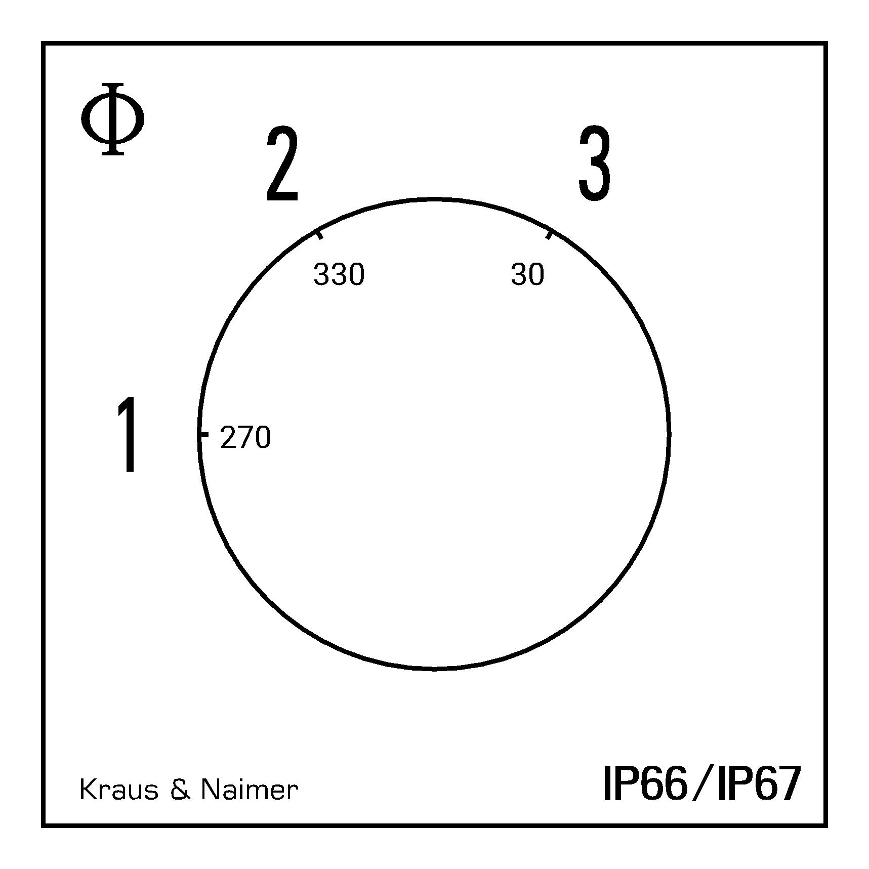 Multi-step switch 1-3; 2-pole; 1-2-3; Plastic housing