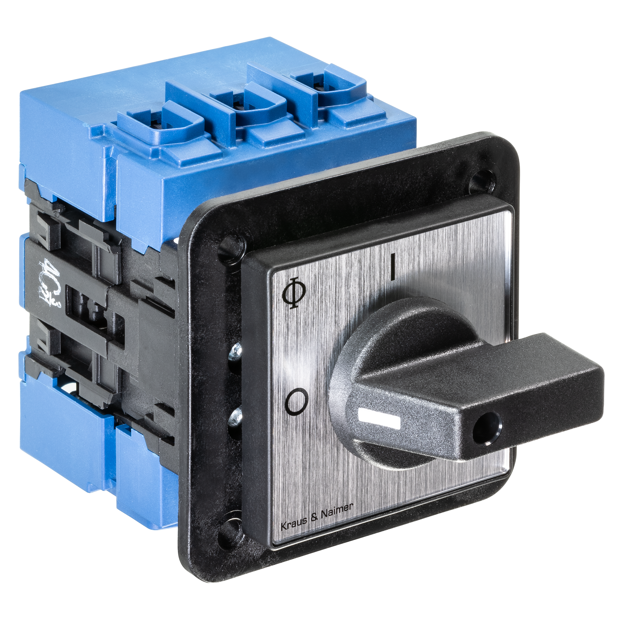 Ausschalter; 3-polig; 0-I; Fronteinbau 4-Loch