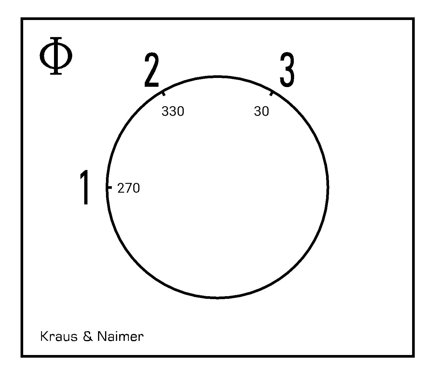 Stufenschalter 1-3; 2-polig; 1-2-3; Reiheneinbau