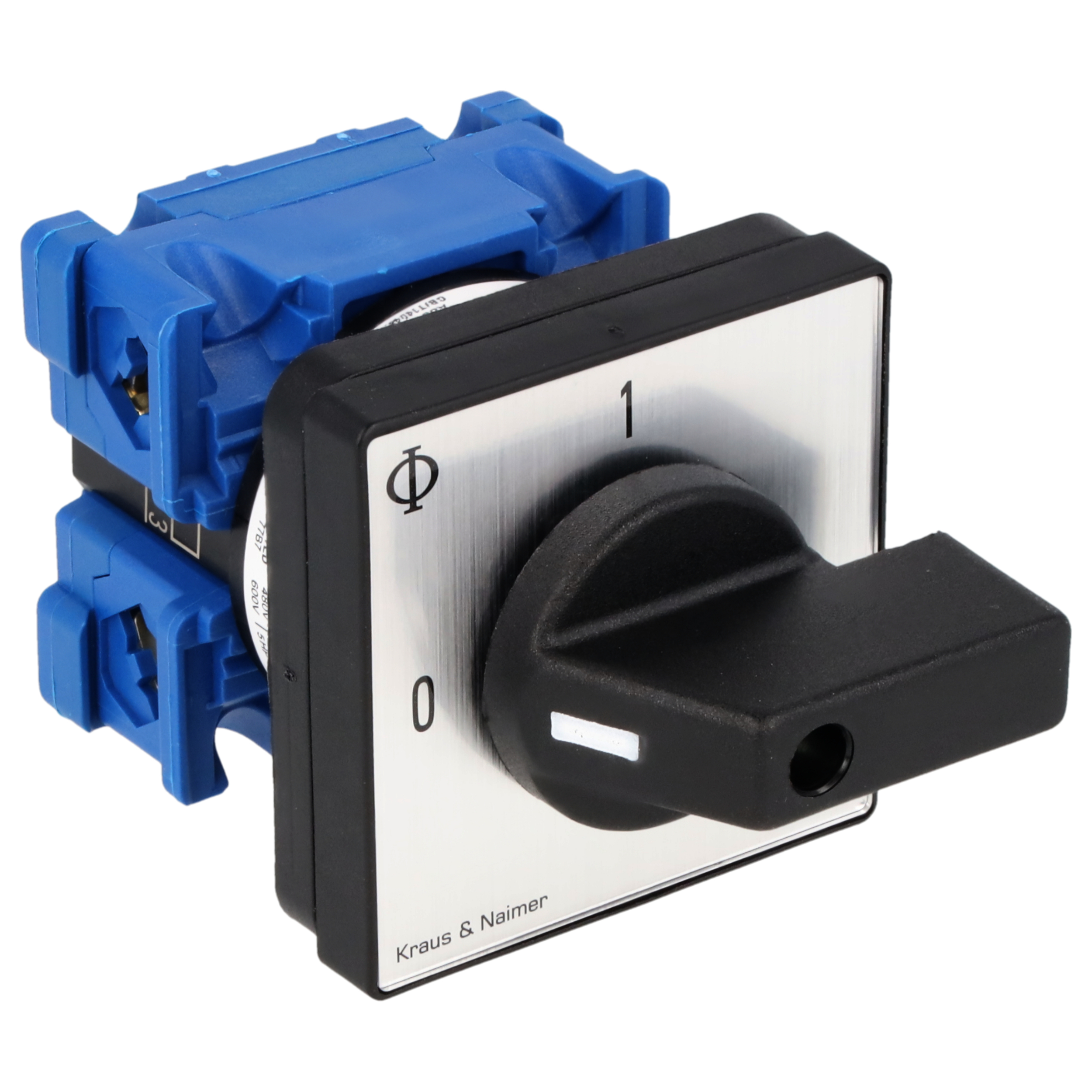 ON/OFF switch; 2-pole; 0-1; Panel mounting 4-hole