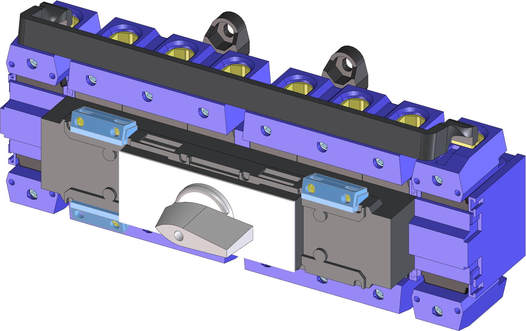 Umschalter m.0; 4-polig; NETZ-0-NOTSTROM; Reiheneinbau; Hilfskontakt