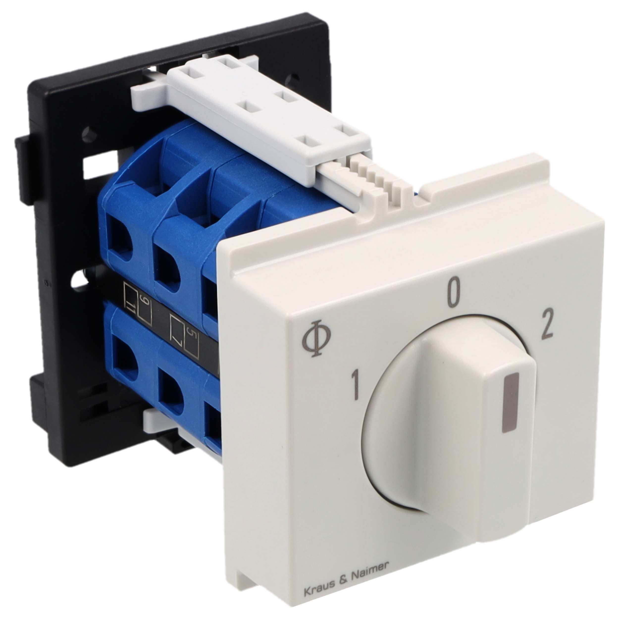 Switch; 3-pole; 1-0-2; DIN rail mounting