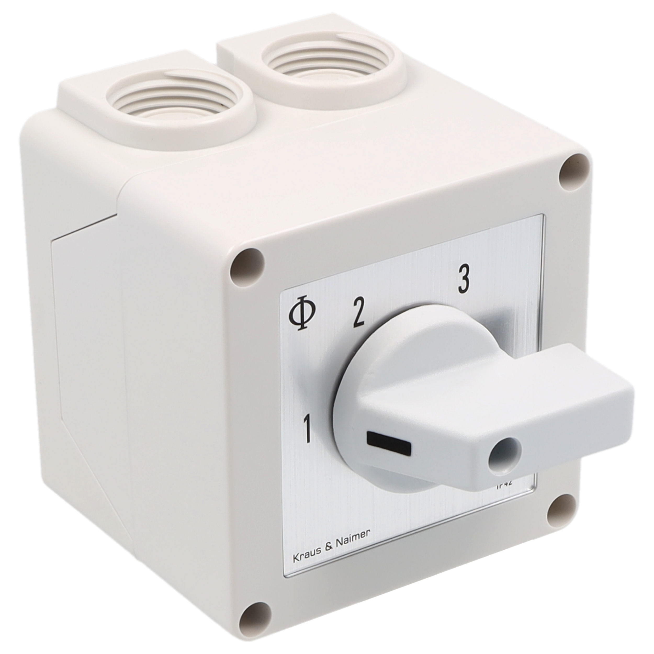 Stufenschalter 1-3; 2-polig; 1-2-3; Kunststoffgehäuse