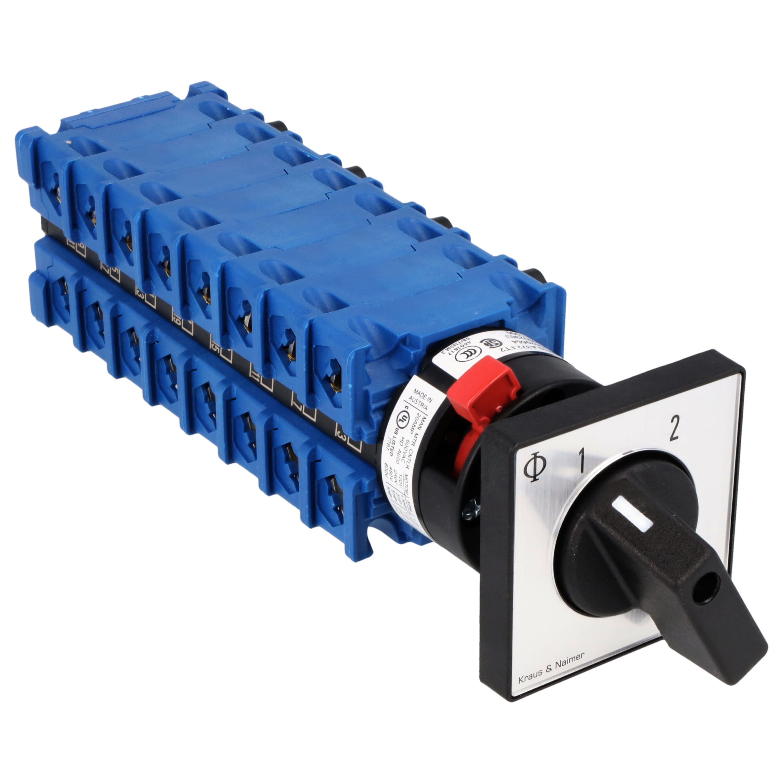 Schalter; 8-polig; 1-2; Zentralbefestigung