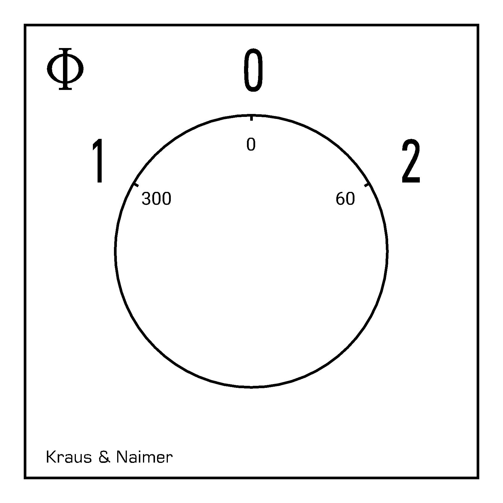 Schlüsselschalter; Umschalter m.0; 1-polig; 1-0-2; Kunststoffgehäuse; Schlüsseleinrichtung