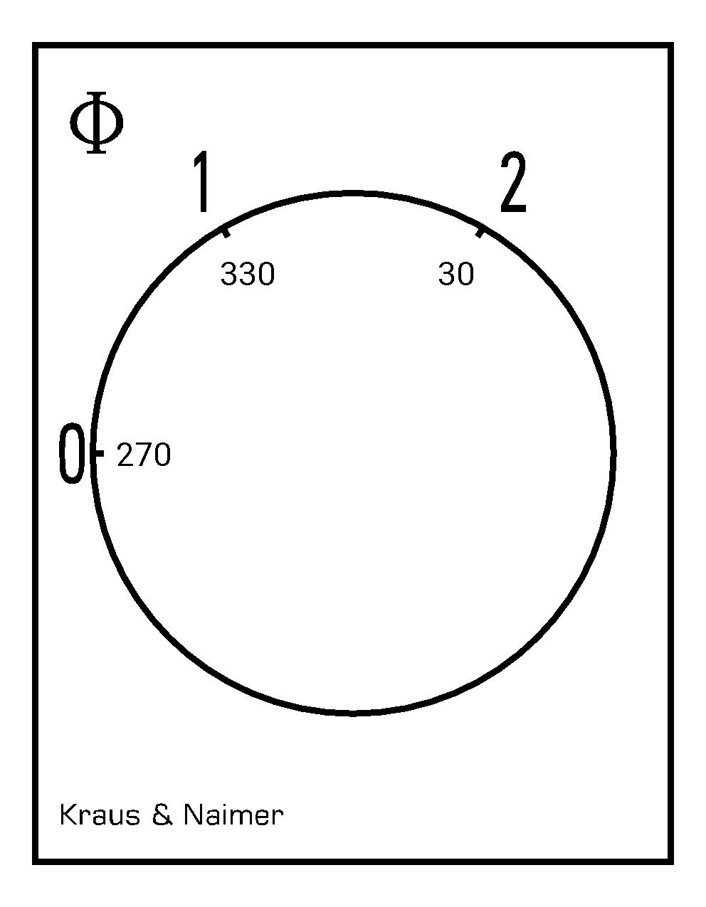 Stufenschalter 0-2; 3-polig; 0-1-2; Reiheneinbau