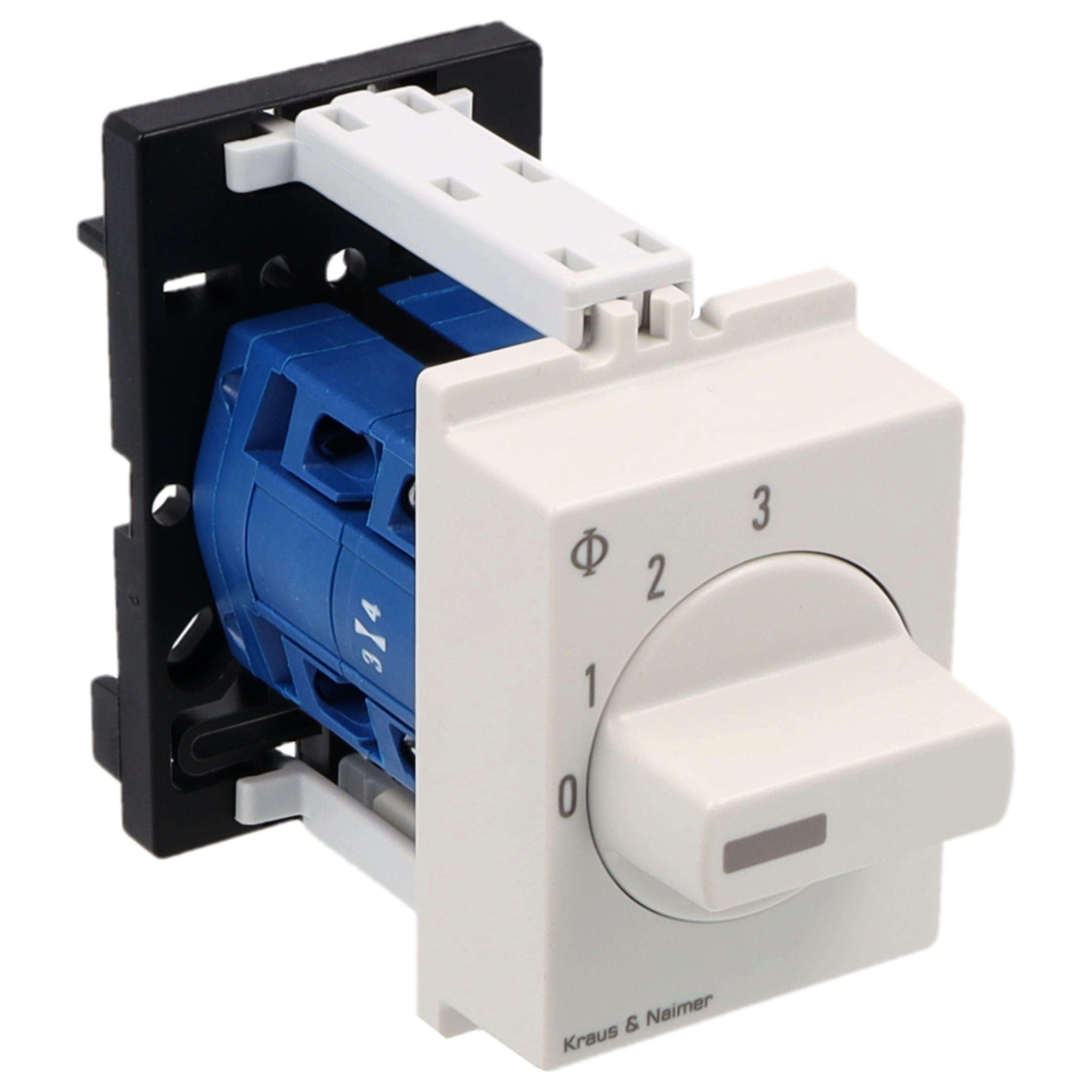 Gruppenschalter 3 Gr.; 1-polig; 0-1-2-3; Reiheneinbau