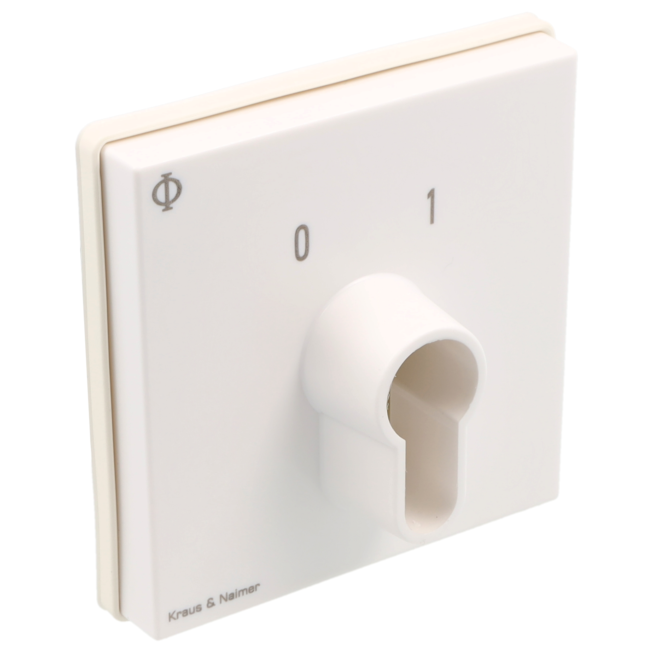 Schlüsselschalter; Ausschalter; 1-polig; 0-1; Unterputzeinsatz; Schlüsseleinrichtung