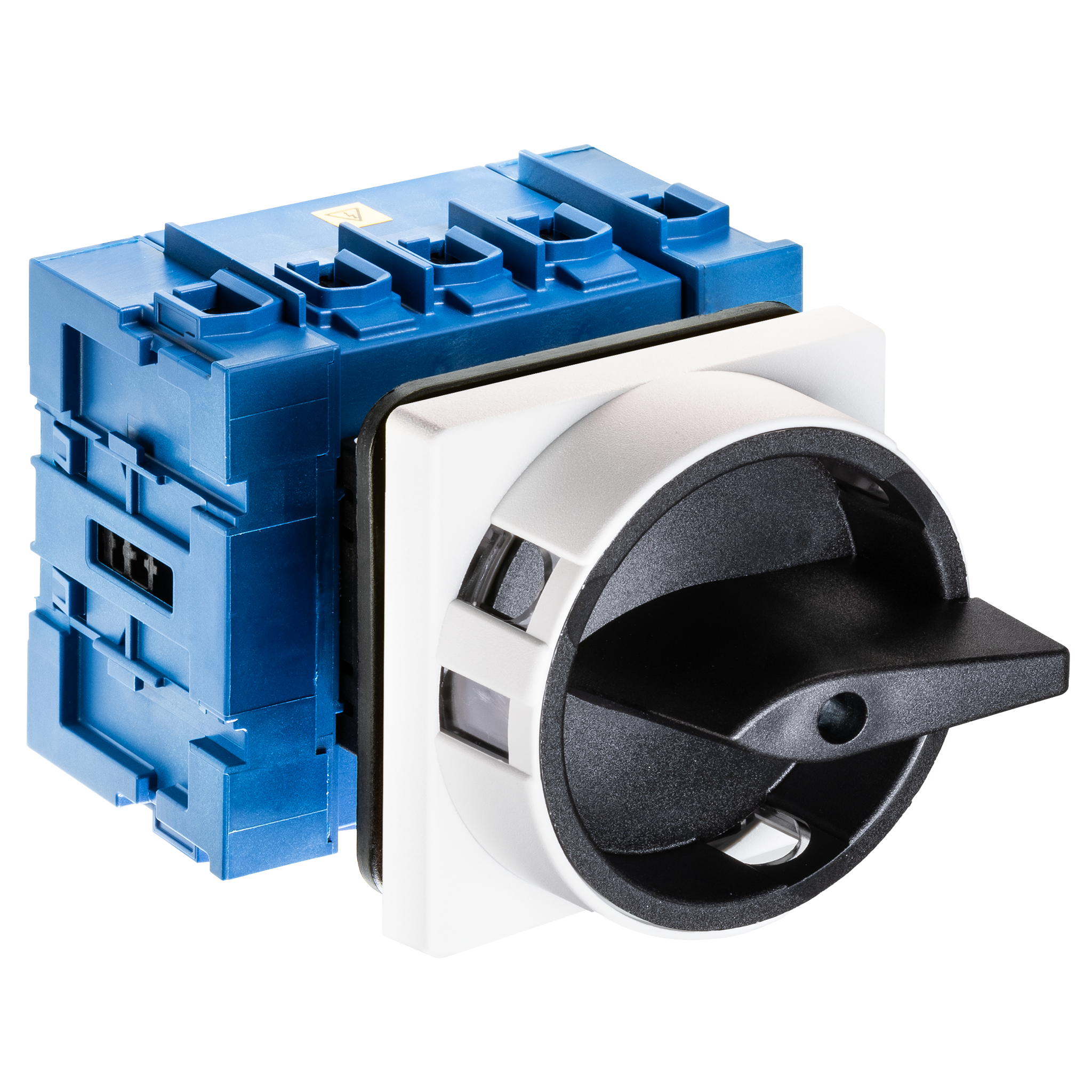 Hauptschalter; Ausschalter + PE/N; 3-polig; 0-I; Fronteinbau 4-Loch; Sperrvorrichtung; schwarz, elektrograu