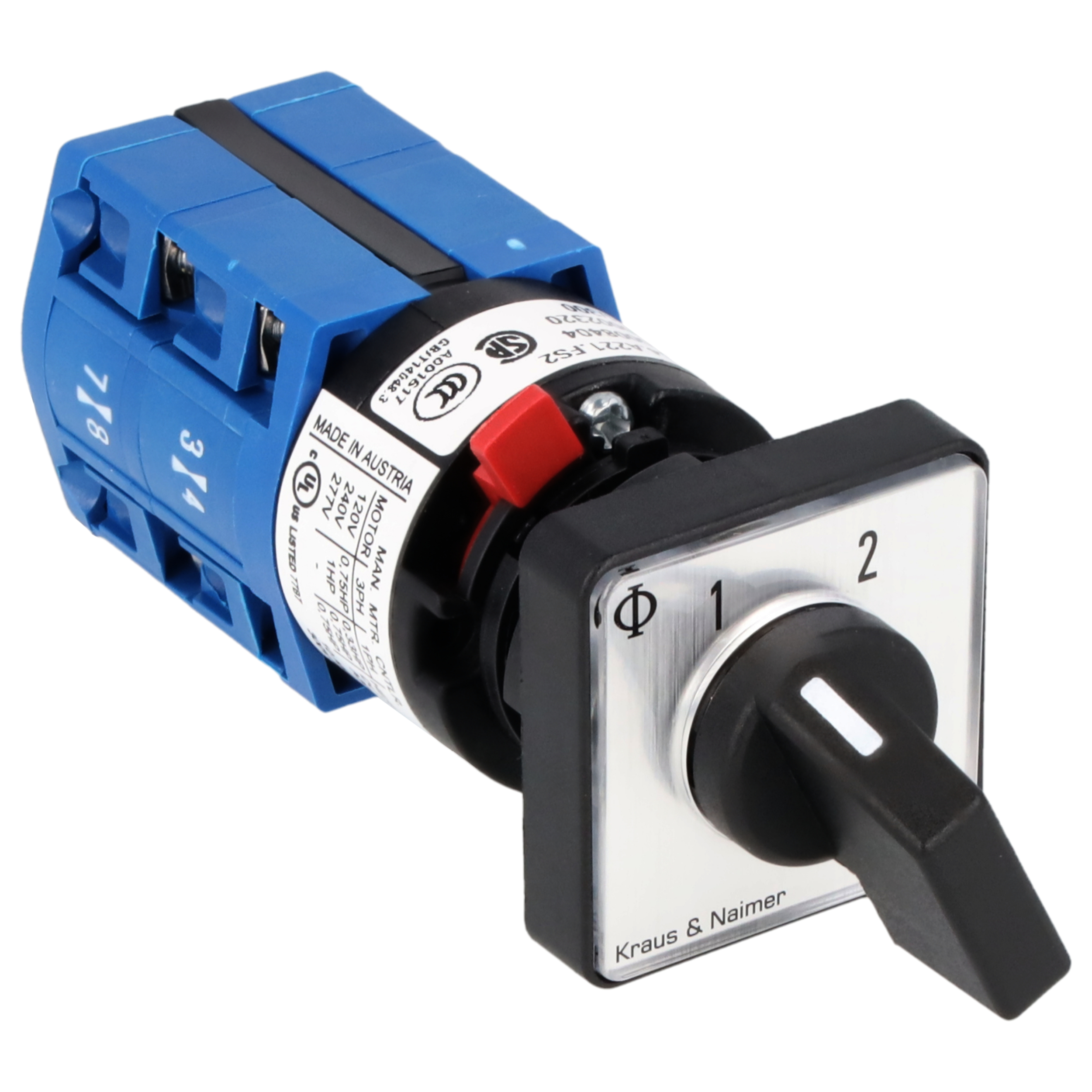 Umschalter o.0; 2-polig; 1-2; Zentralbefestigung