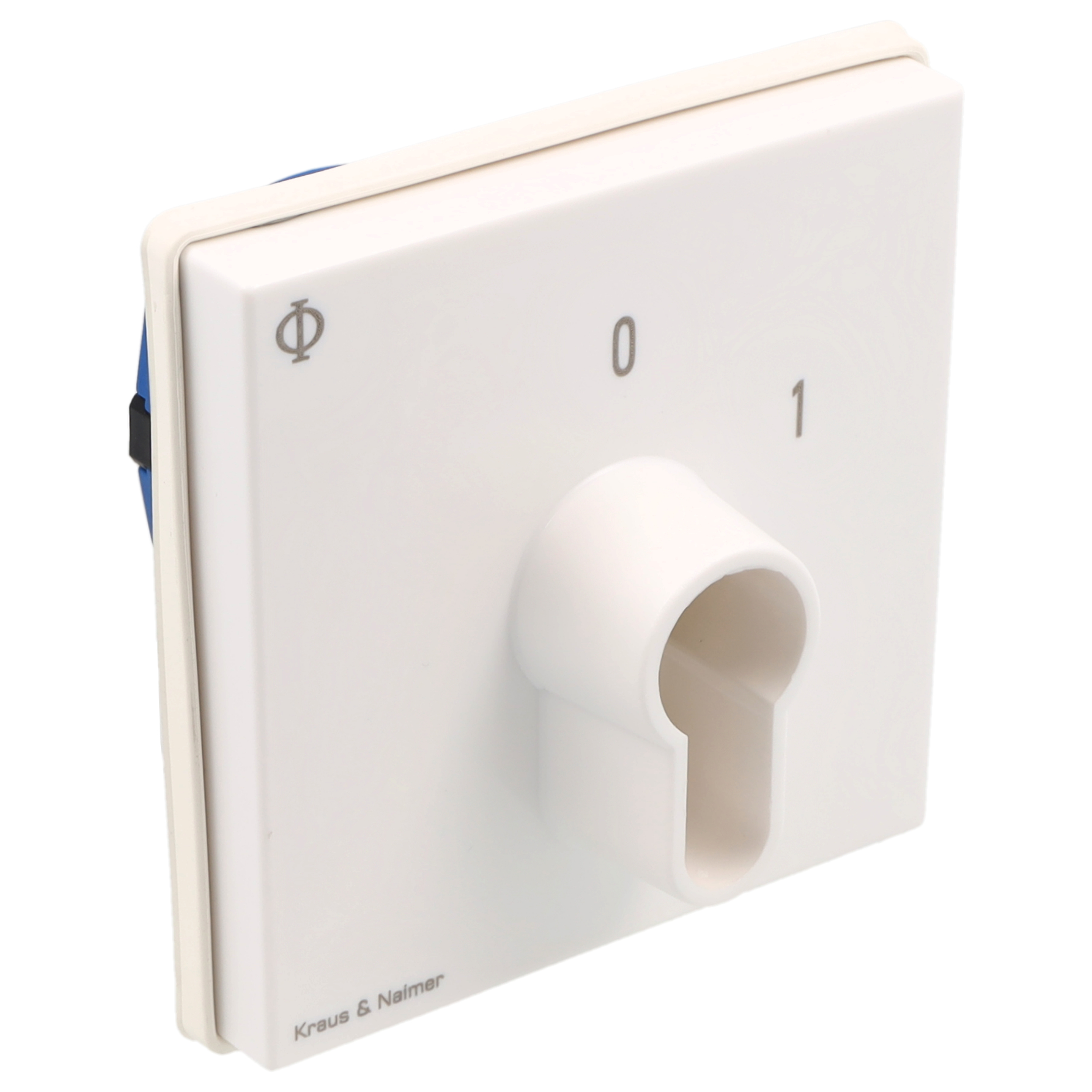 Key switch; Changeover switch w. OFF, SR; 1-pole; 1-0-1; Flush mounting; Key-Lock Device