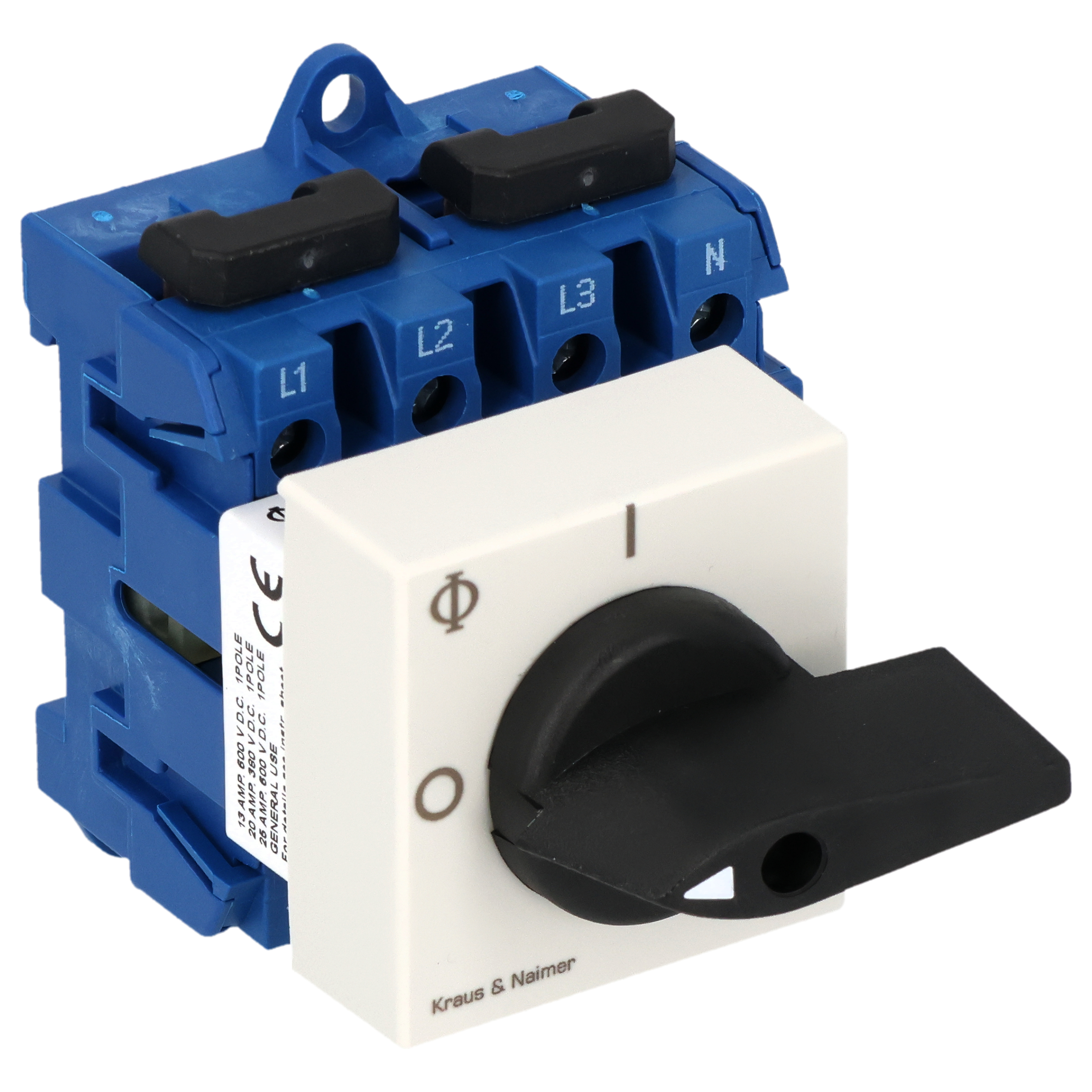 DC - Ausschalter; 4-polig; 0-I; Verteilereinbau/Reiheneinbau