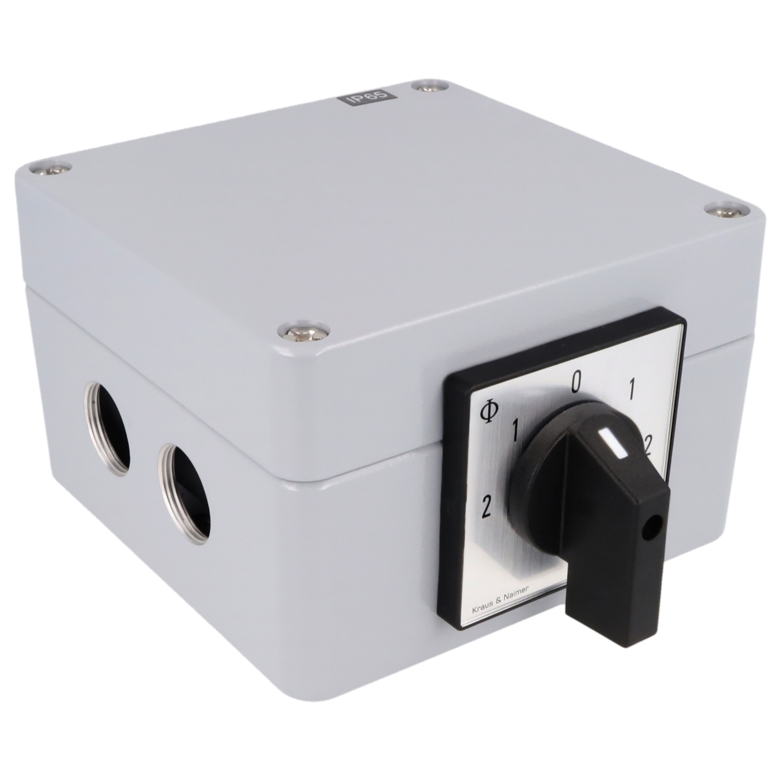 Wende-Dahlanderschalter; 2-1-0-1-2; ALU-Gehäuse