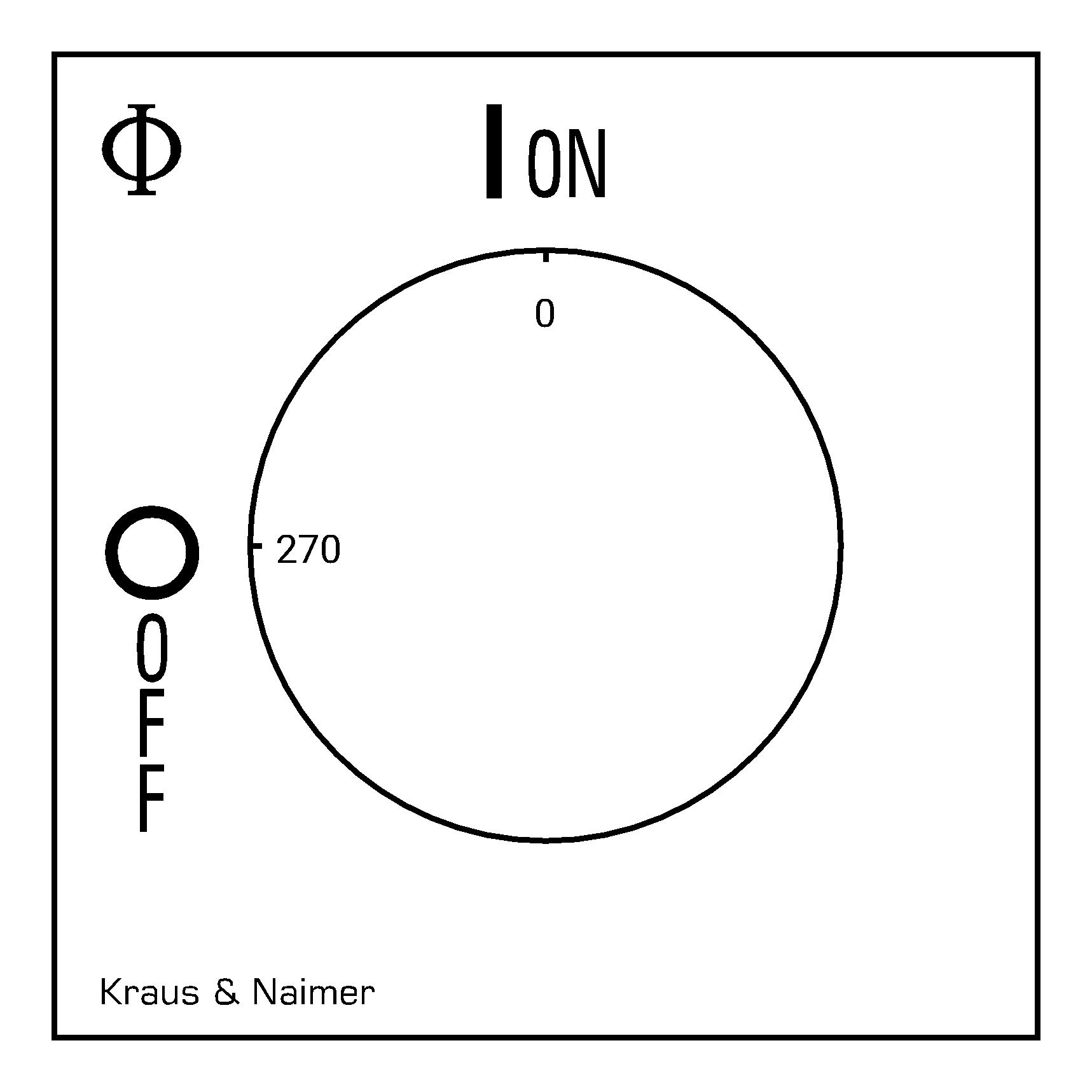Ausschalter + NO/NC; 3-polig; 0OFF-ION; Kunststoffgehäuse