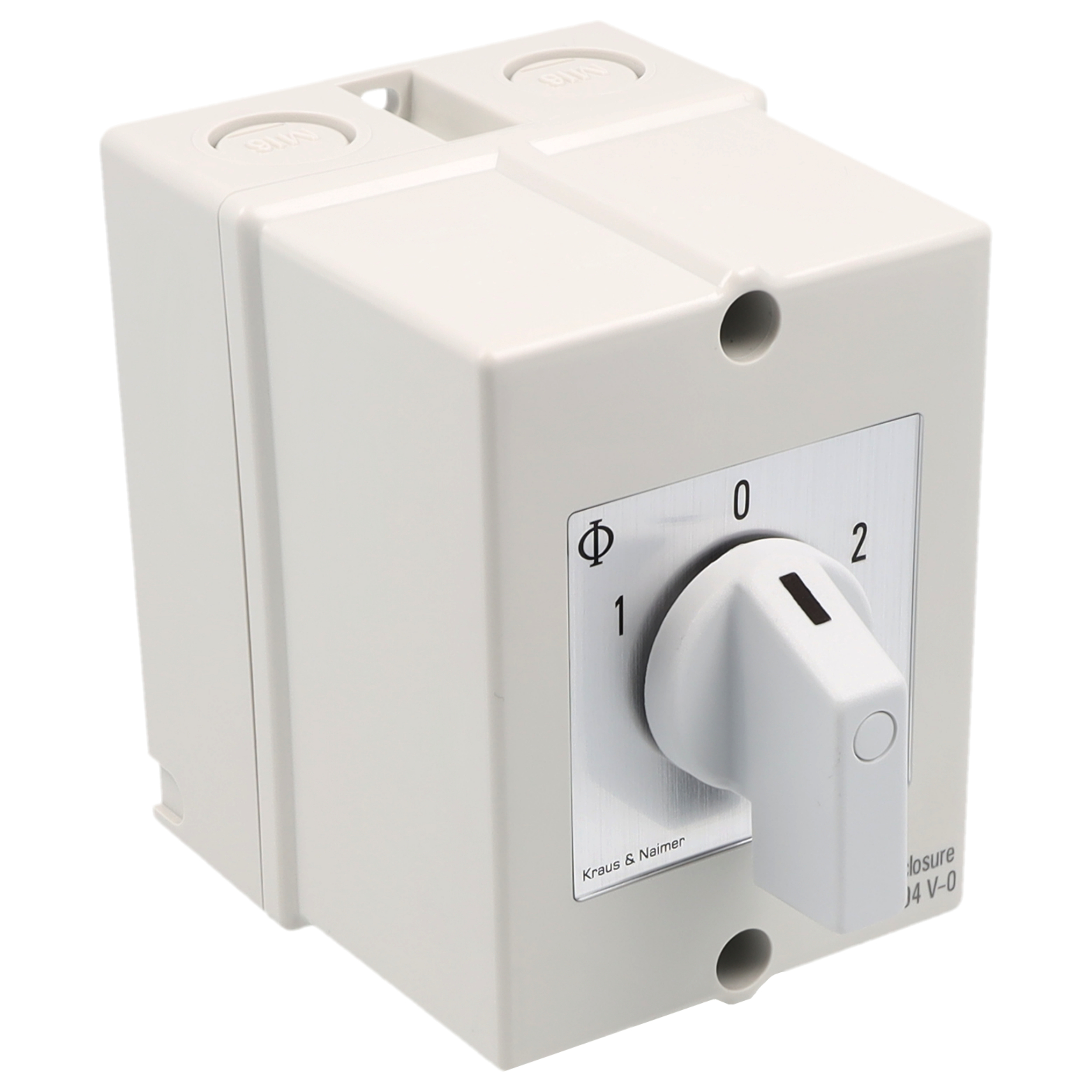 Umschalter m.0; 2-polig; 1-0-2; Kunststoffgehäuse