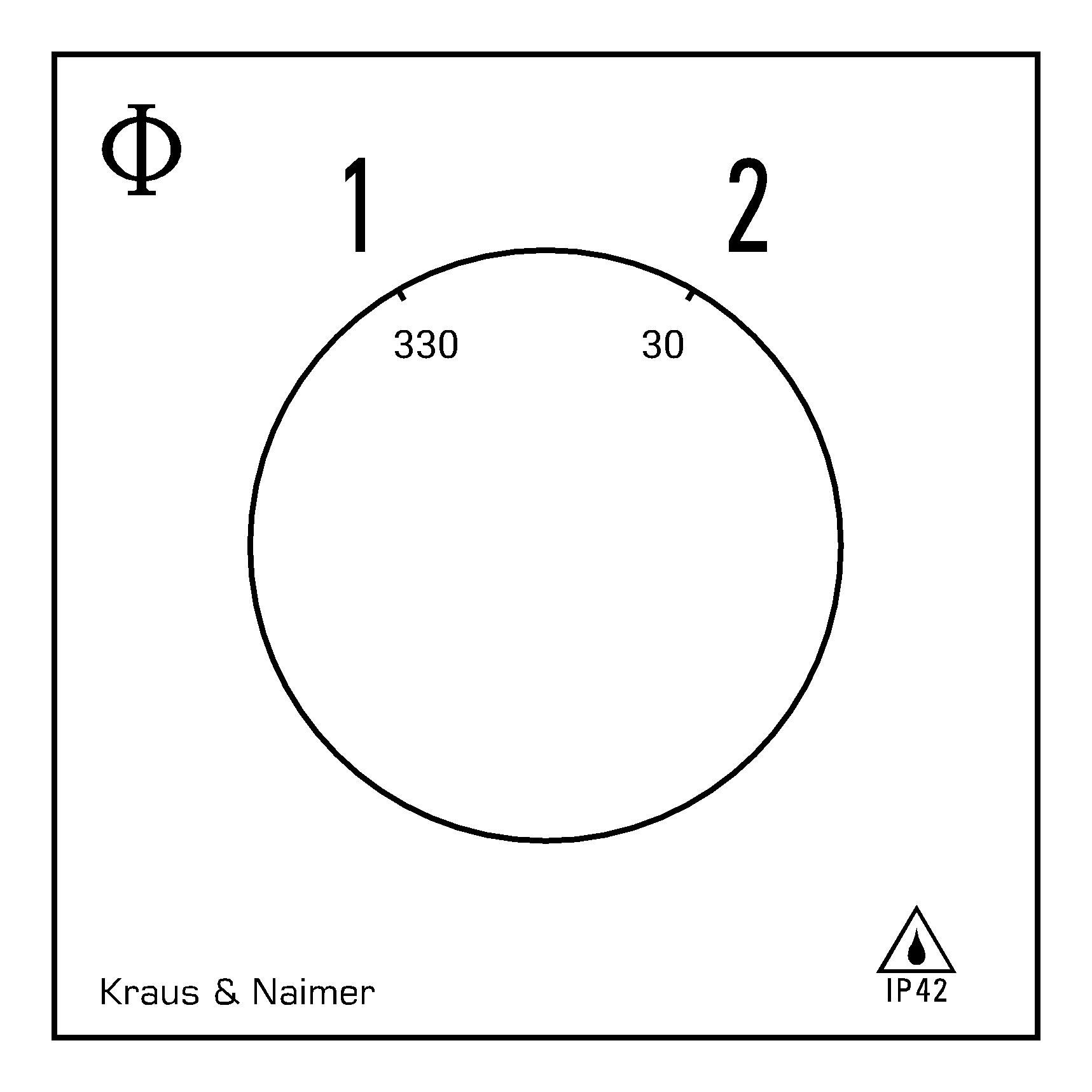 Umschalter o.0; 1-polig; 1-2; Kunststoffgehäuse