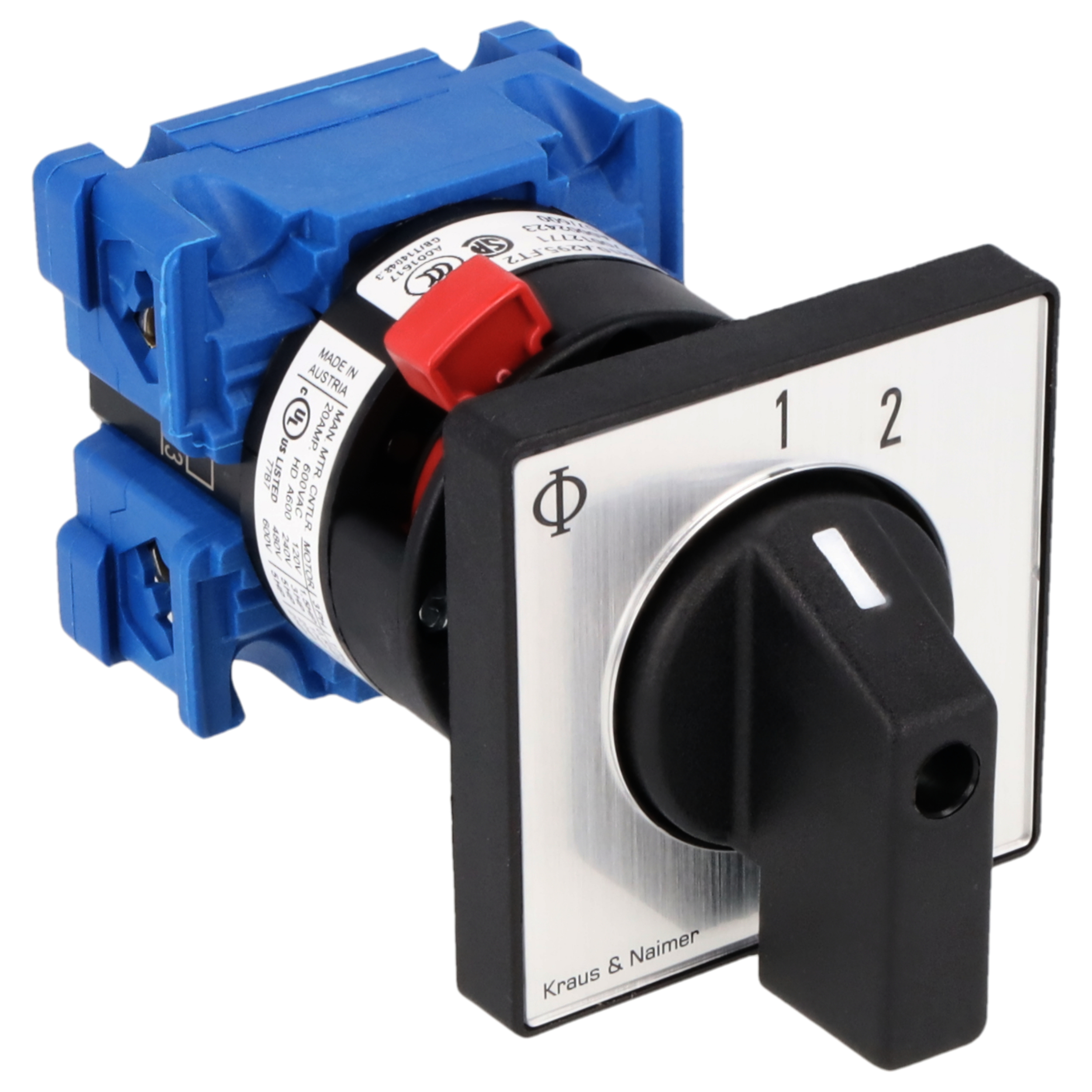 Umschalter o.0, RZ; 1-polig; 1-2; Zentralbefestigung