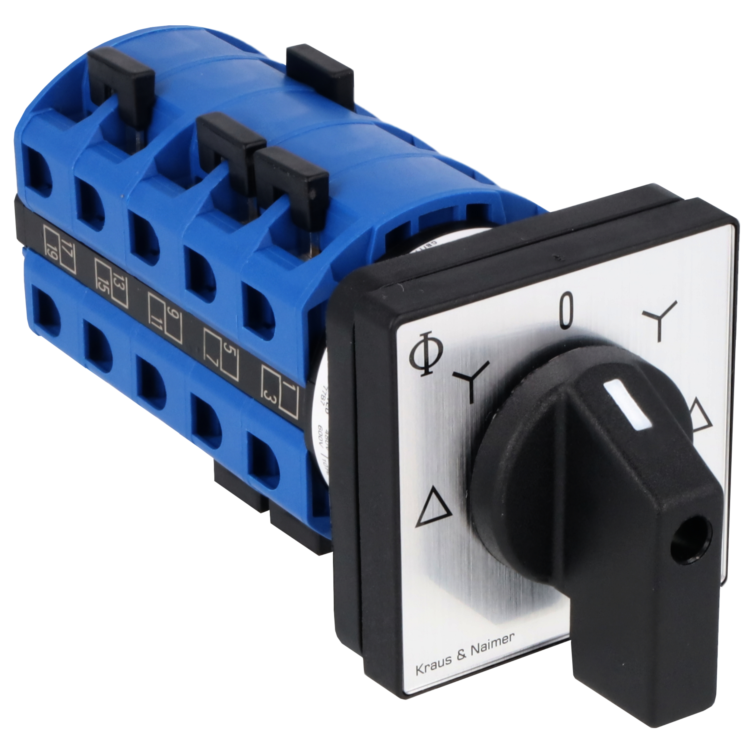 Stern-Dreieck-Schalter; Fronteinbau 4-Loch