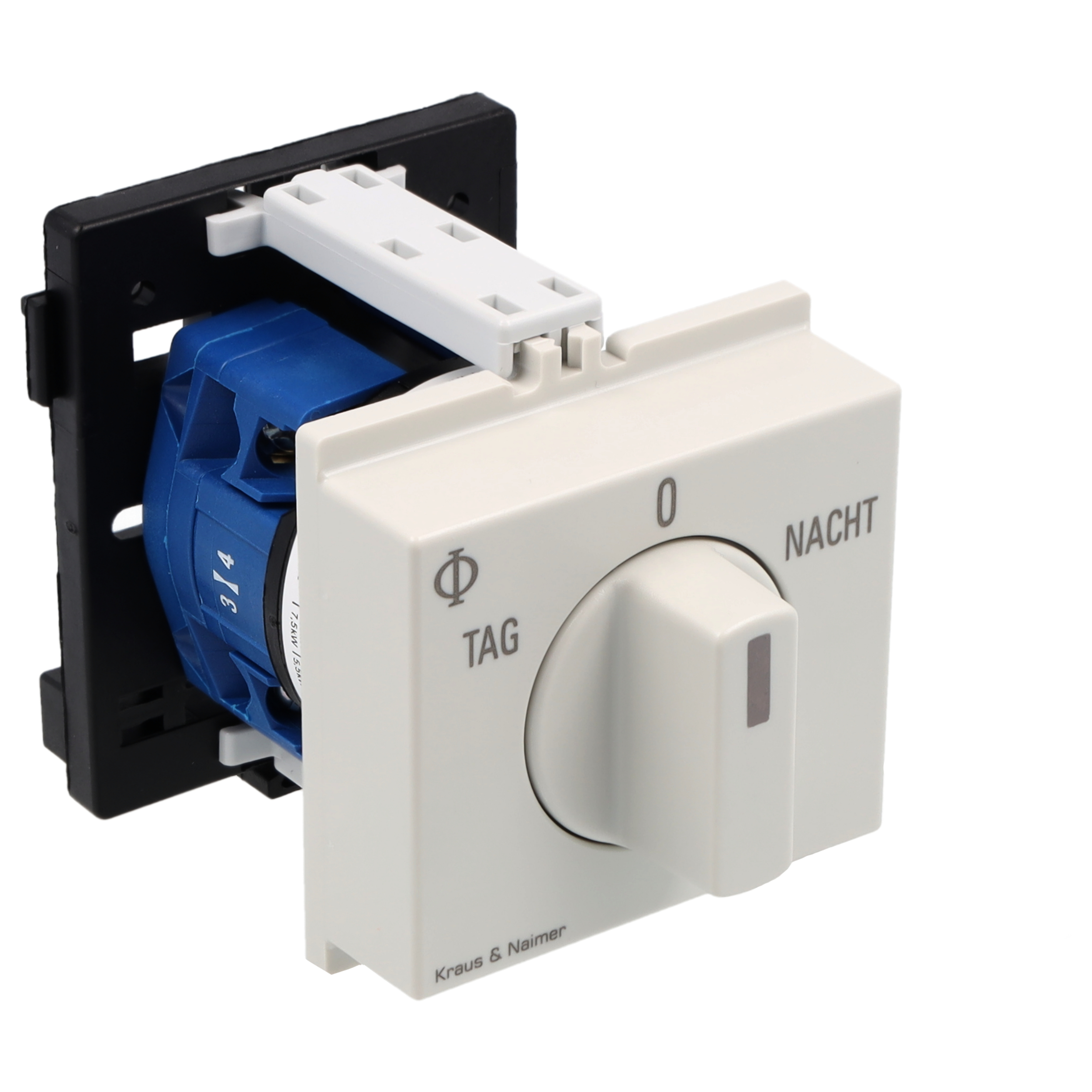 Umschalter m.0; 1-polig; TAG-0-NACHT; Reiheneinbau