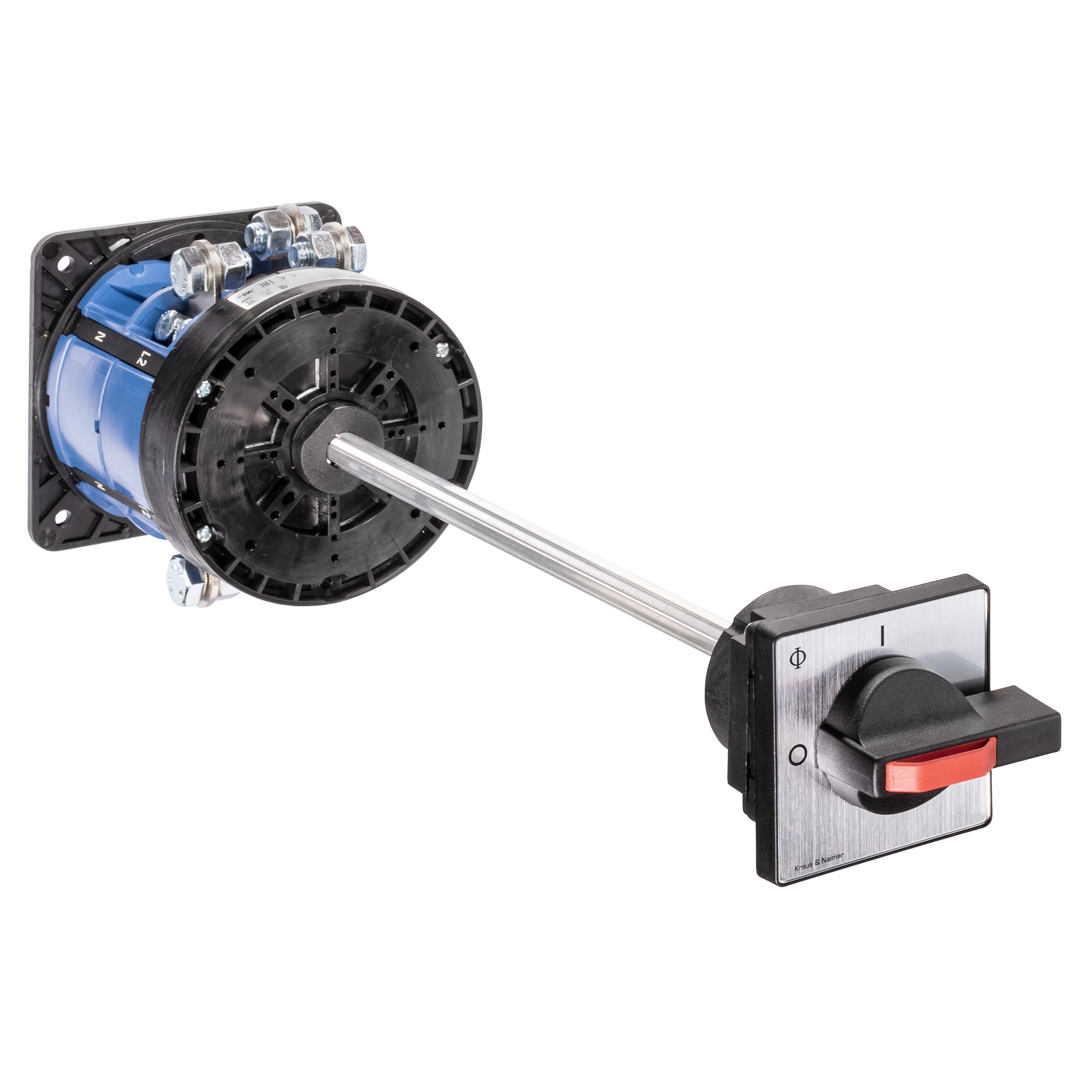 Hauptschalter; Ausschalter; 3-polig; 0-I; Verteilereinbau; Sperrvorrichtung; Achsverlängerung; Klemmenabdeckung