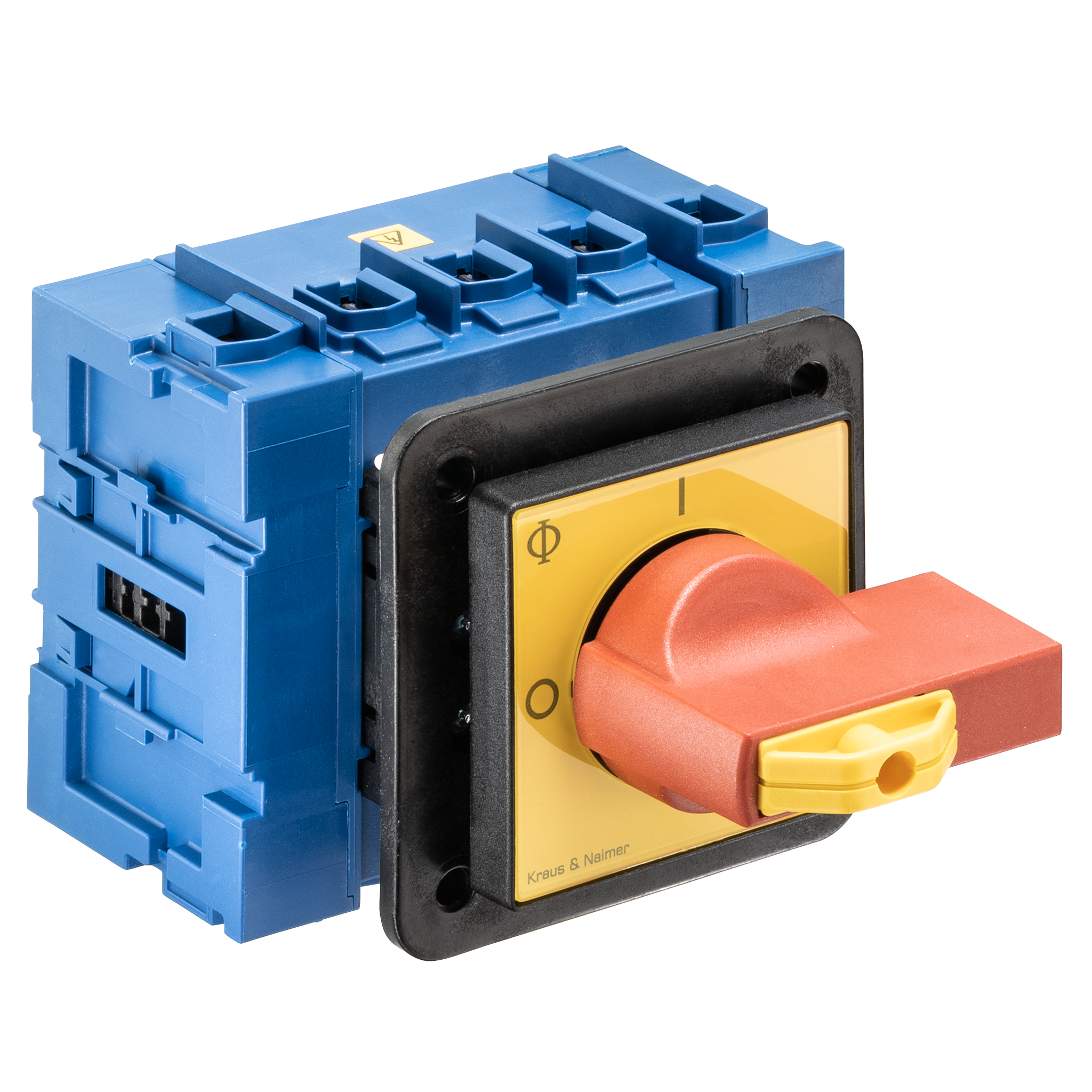 Hauptschalter; Ausschalter + PE/N; 3-polig; 0-I; Fronteinbau 4-Loch; Sperrvorrichtung